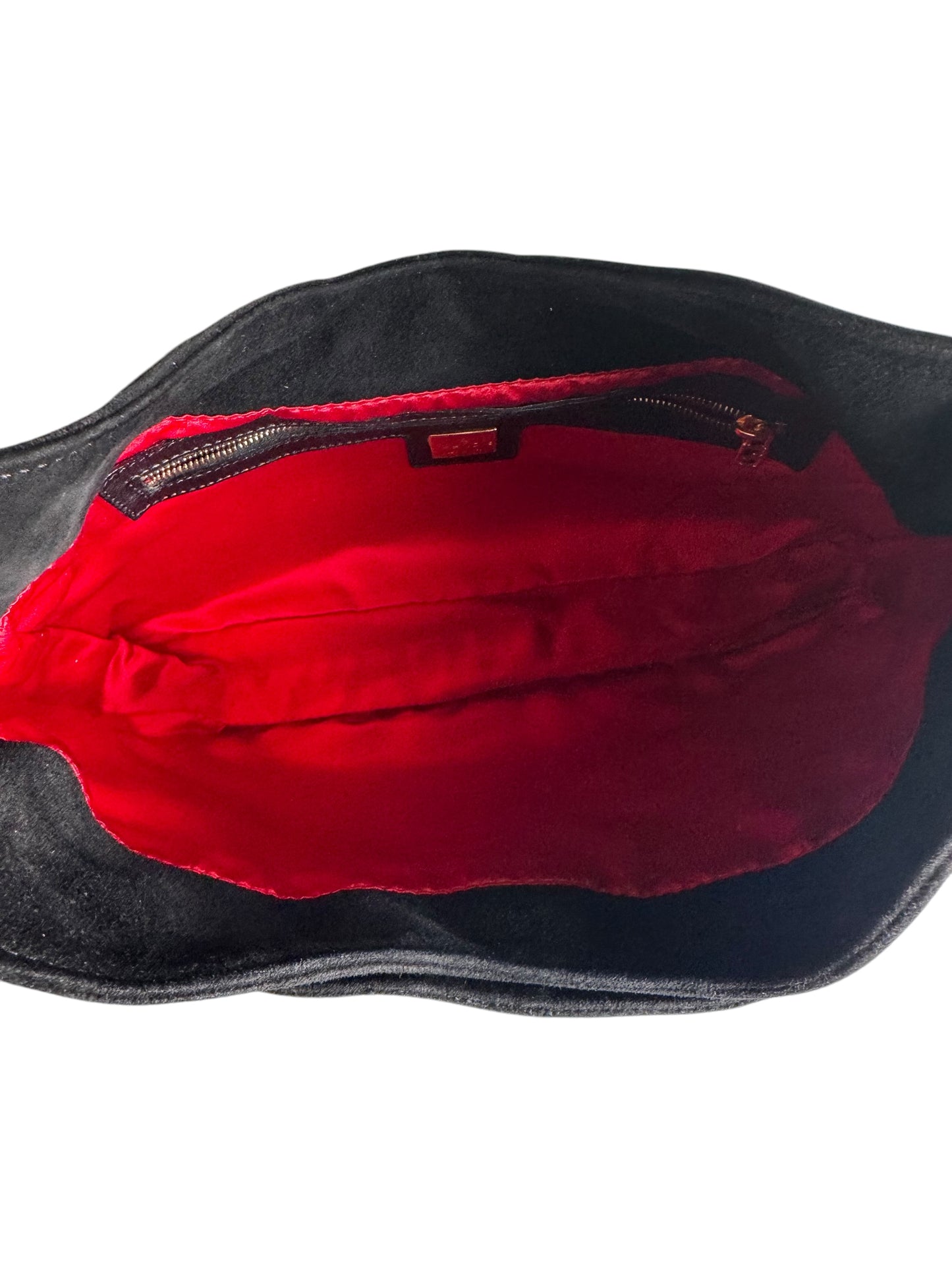 Fendi Suede Mama Hobo Shoulder Bag