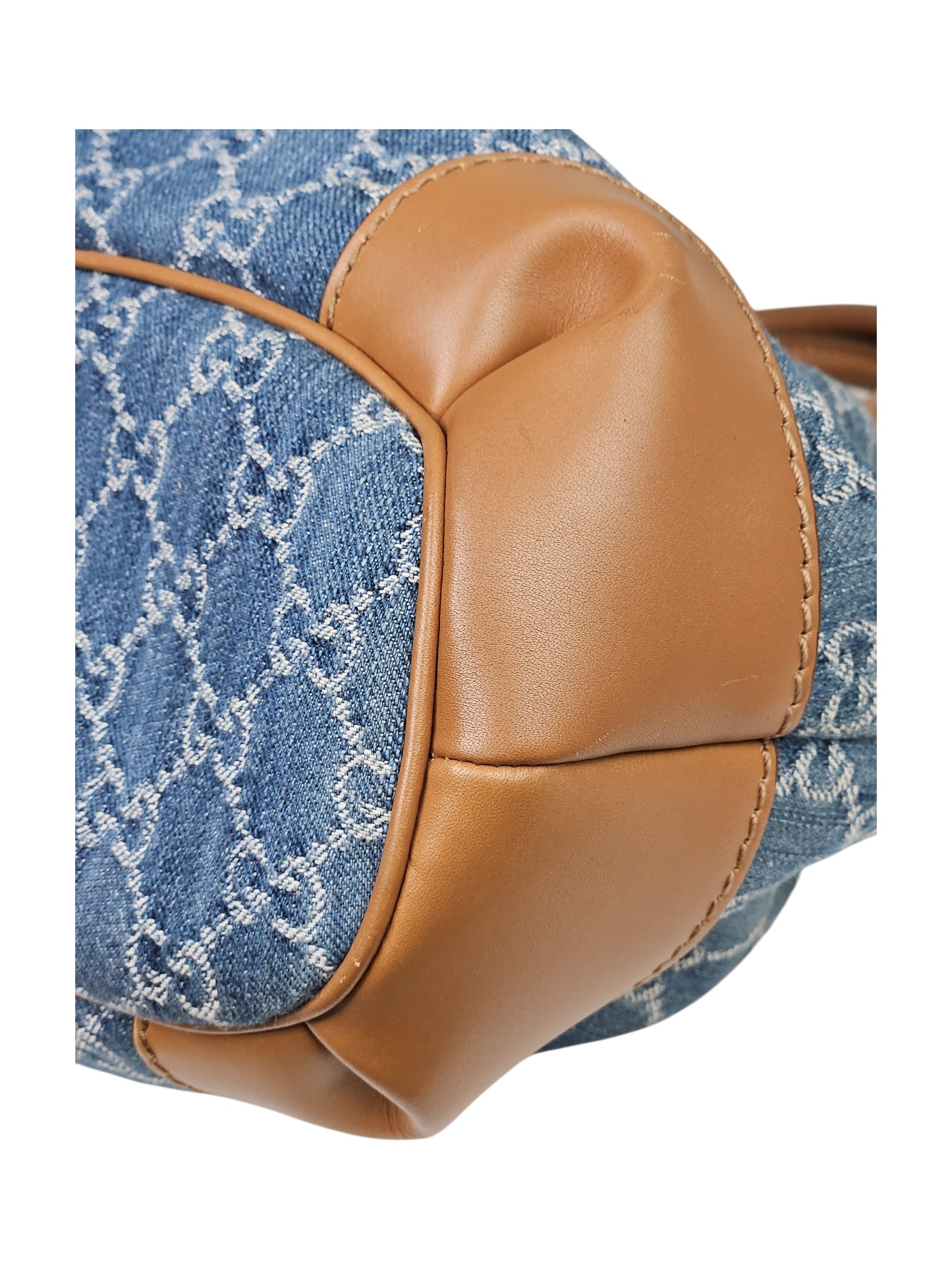 Gucci Denim Sukey 2 way Handbag