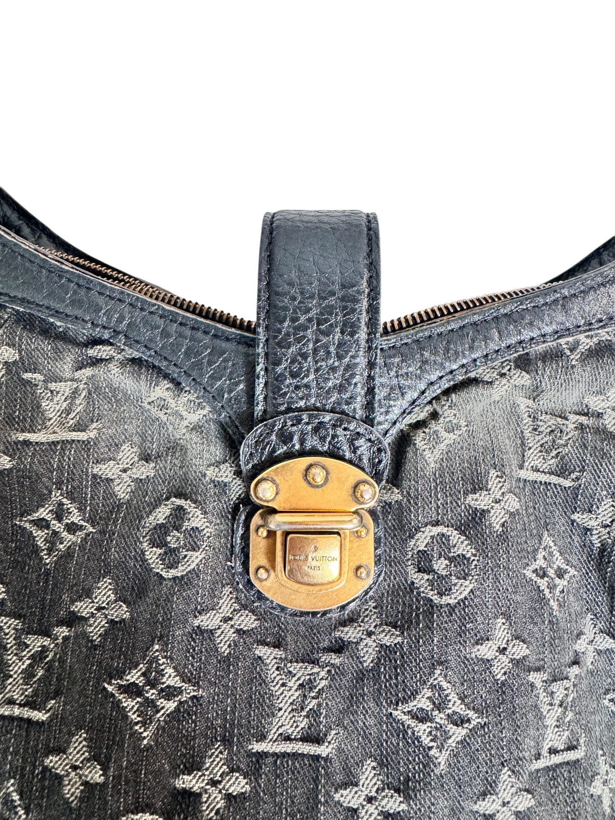 Louis Vuitton Monogram Denim Mahina XS Black 2008