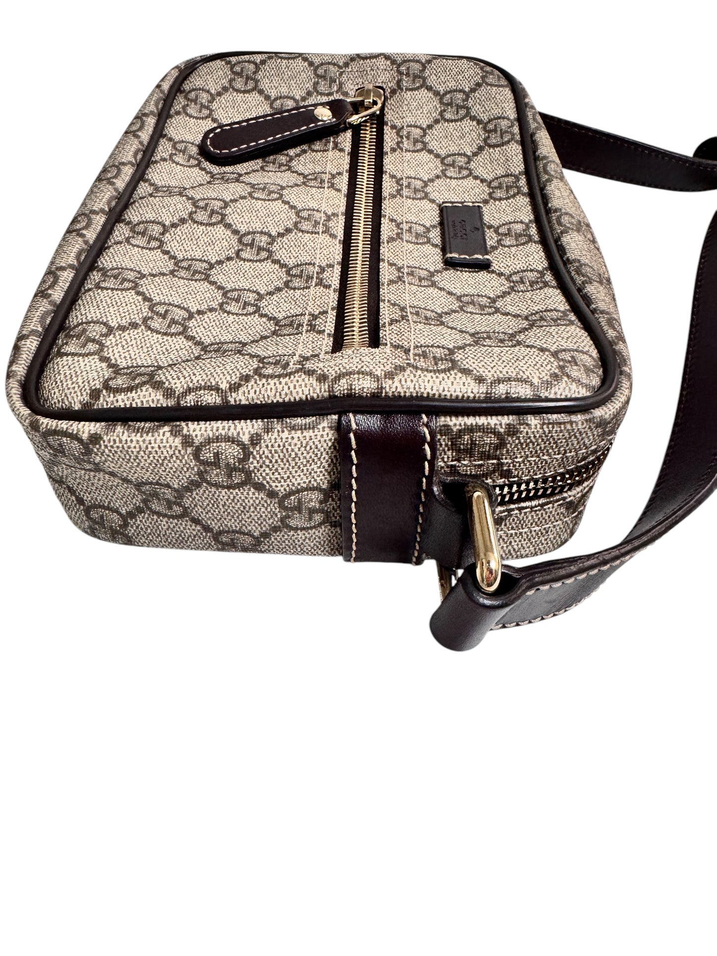 GUCCI GG Supreme Coated Canvas Crossbody Bag