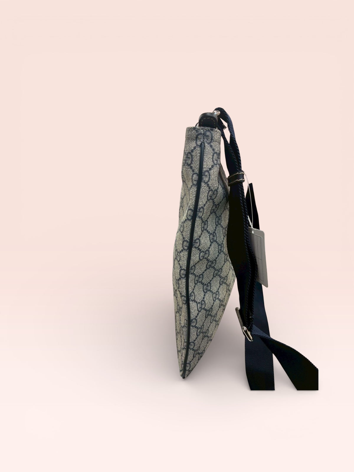 Gucci GG Supreme Coated Canvas Messenger Bag (Navy)