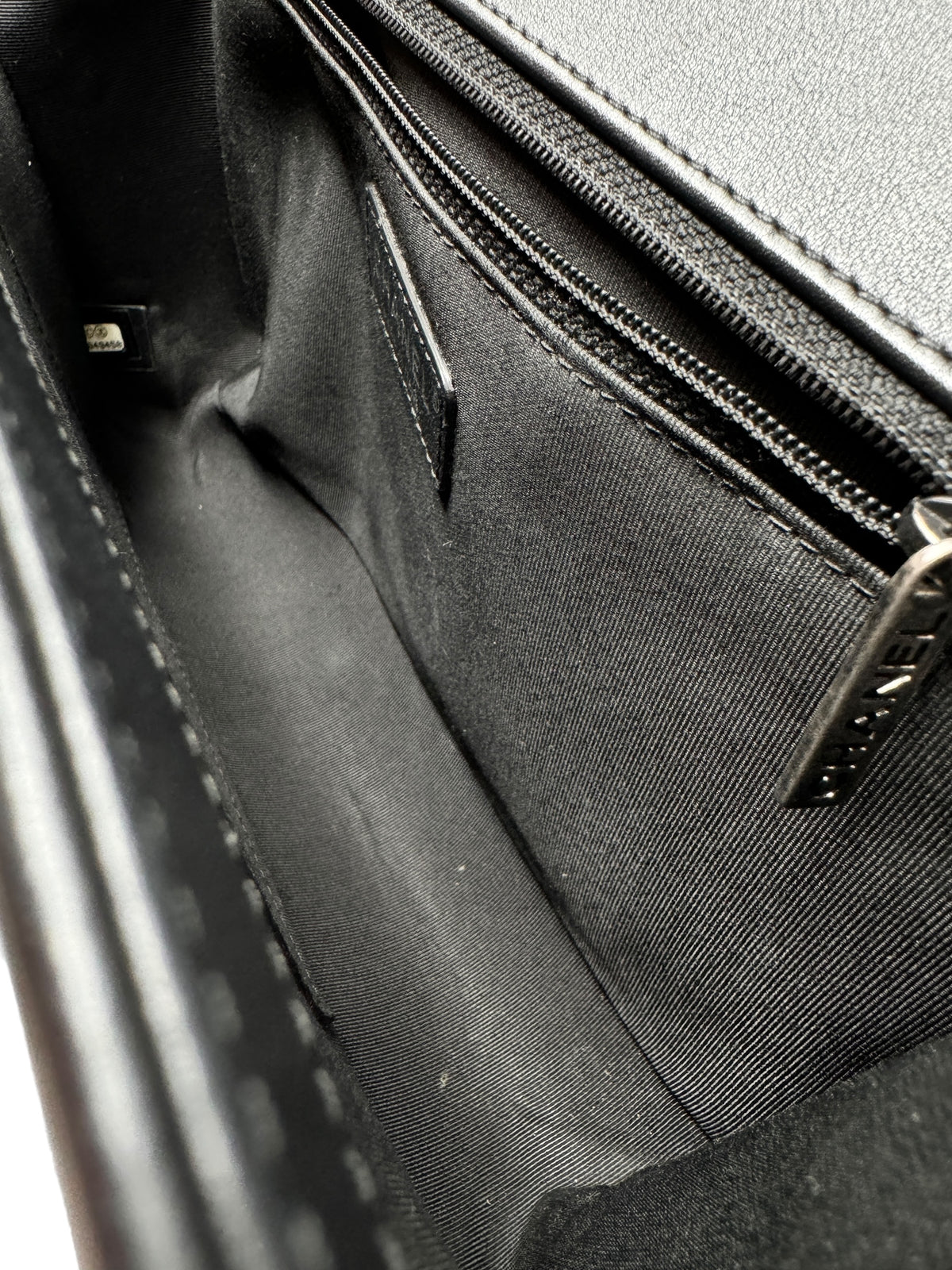 CHANEL - BOY Lambskin (Black) with Ruthenium Hardware 101