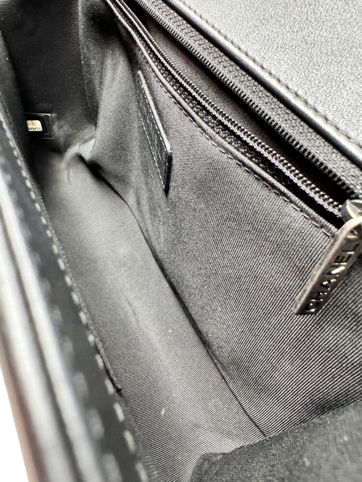 CHANEL - BOY Lambskin (Black) with Ruthenium Hardware 101