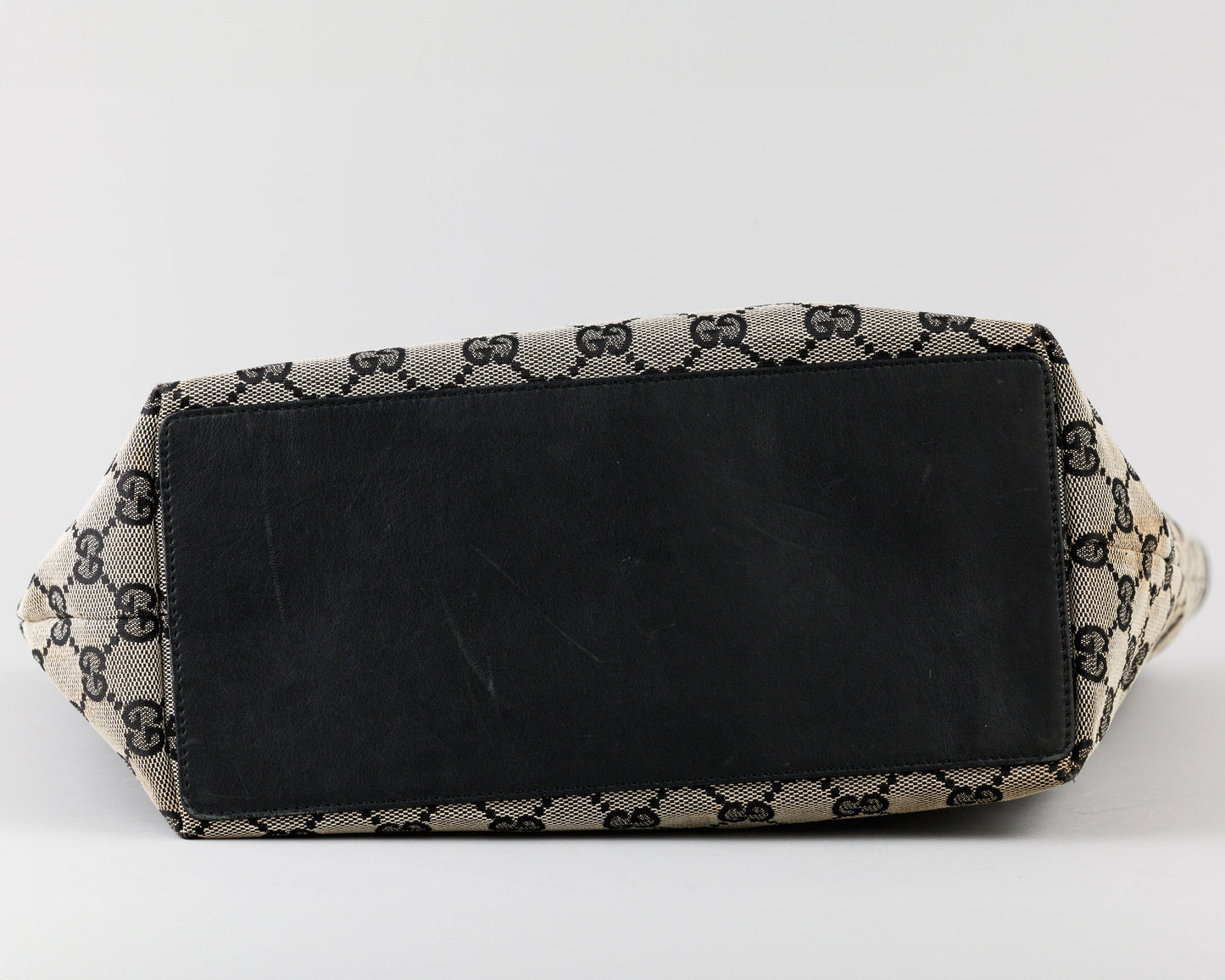 Gucci Canvas Tote (Black/Gray)
