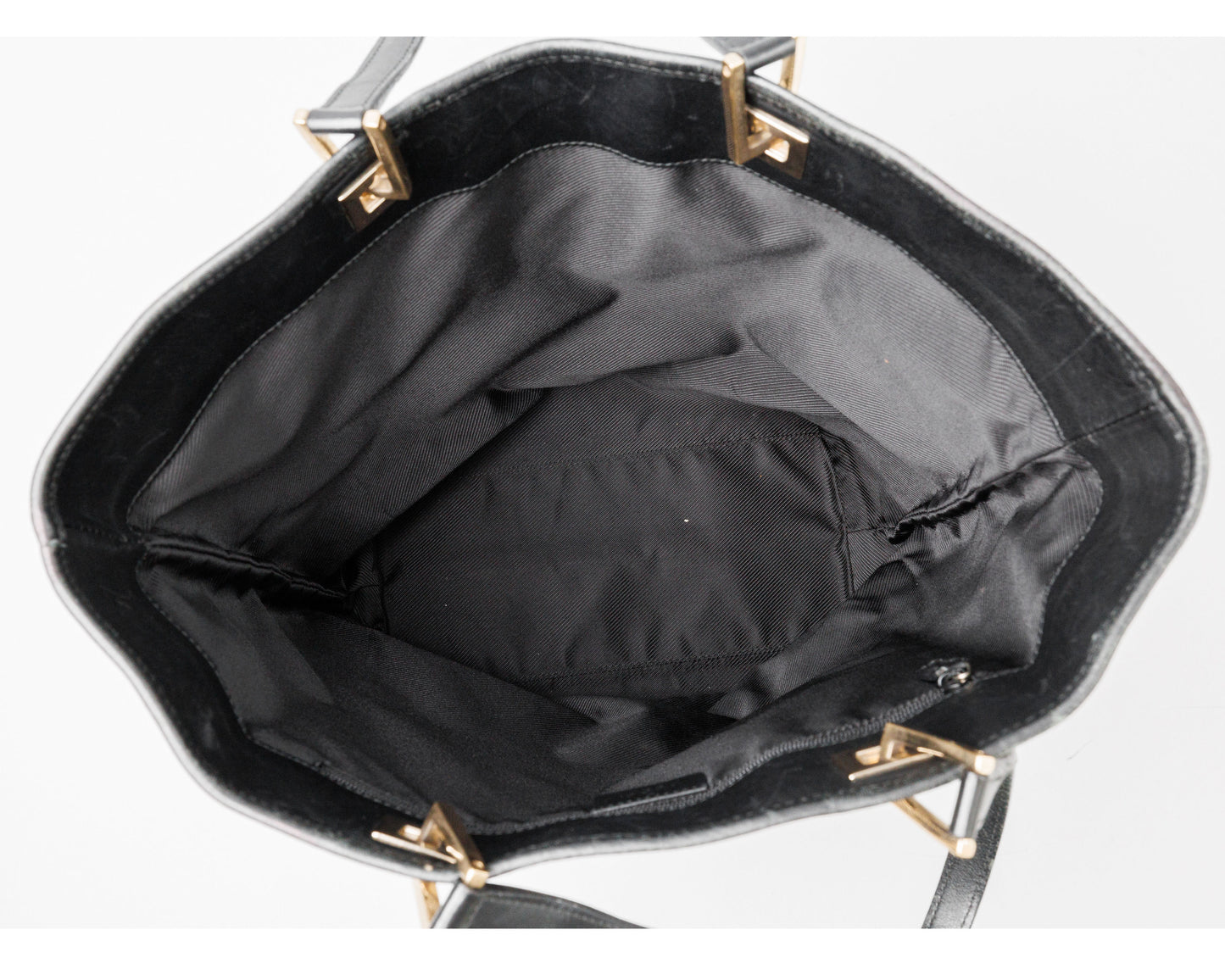 Gucci Canvas Tote (Black/Gray)
