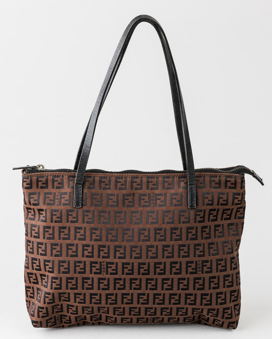 FENDI Zucchino FF Pattern Tote Bag