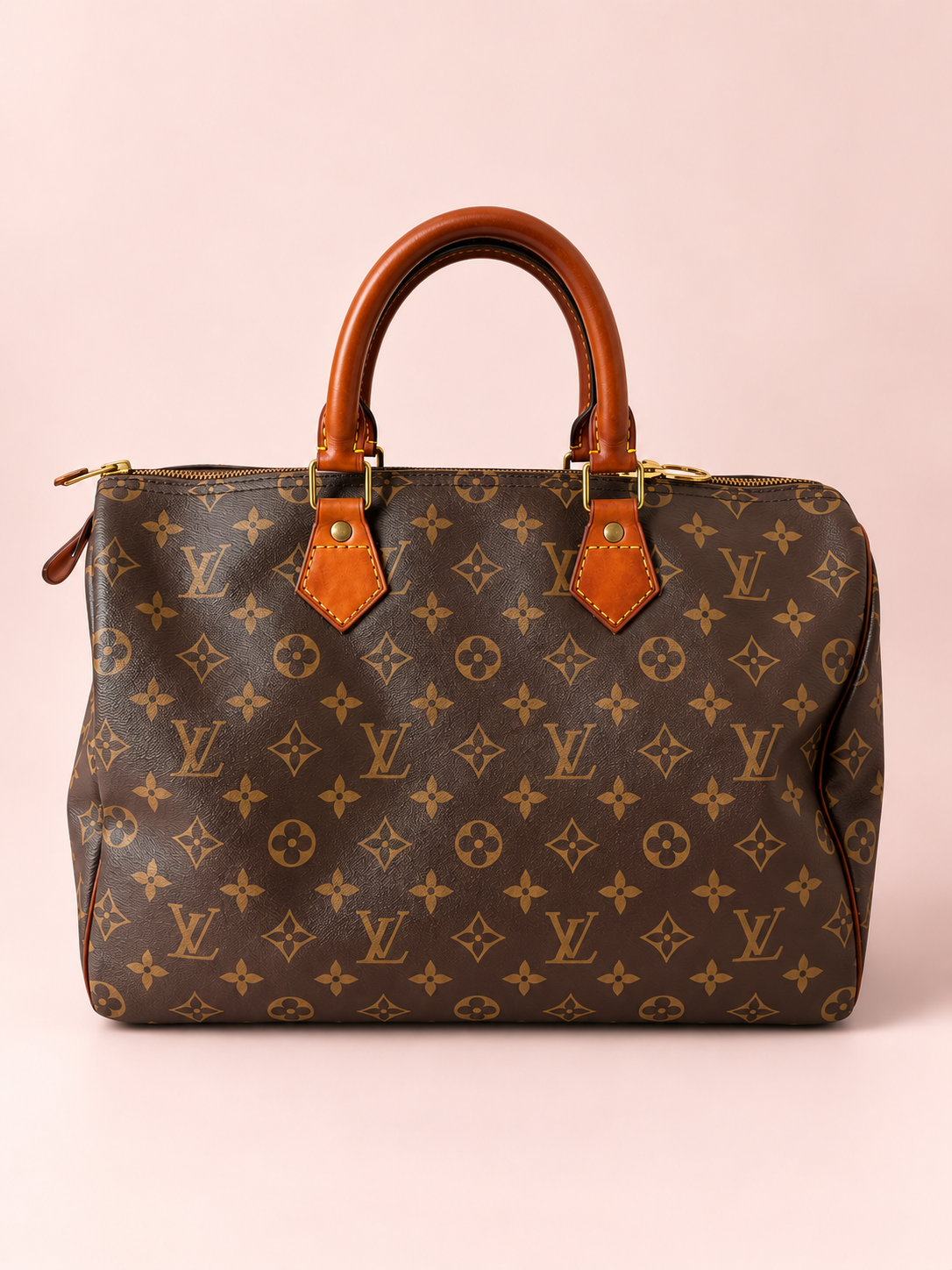 Louis Vuitton Canvas Tote Bags Monogram Speedy 35 (Pre Date Code)