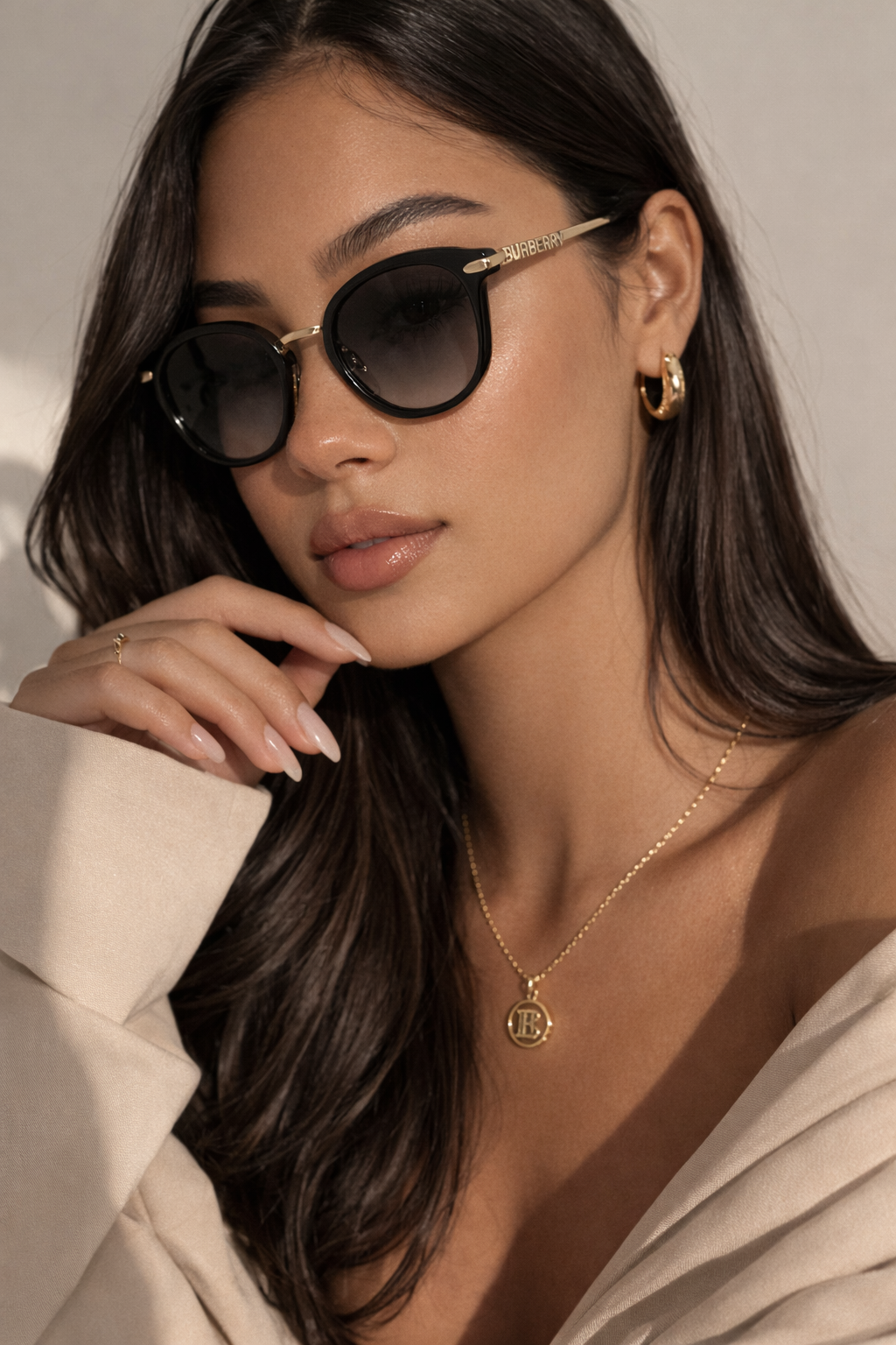 Burberry *New* Square Kelsey  Sunglasses – Black (Grey Gradient) | Brand New  BE4398D 3001/8G