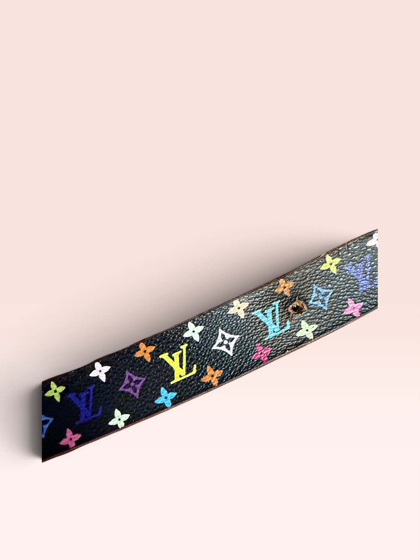 Louis Vuitton Monogram Multicolor Belt Size 90 36 2003