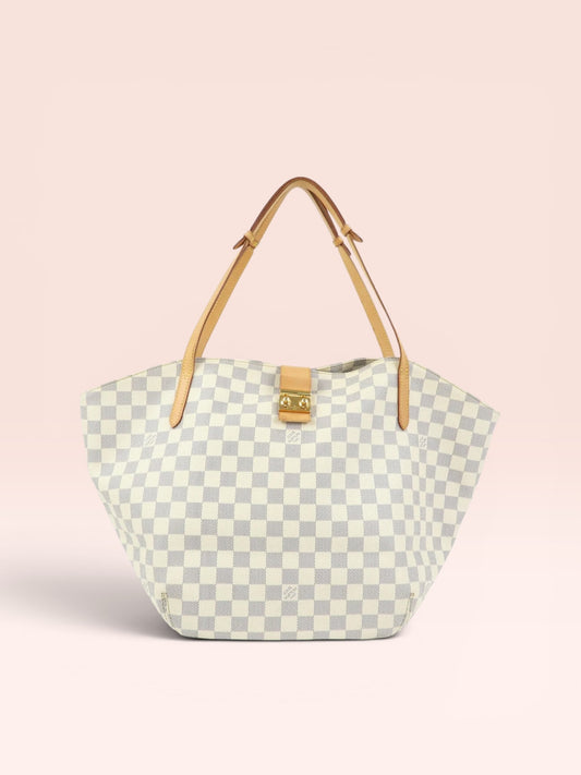 Louis Vuitton Damier Azur Canvas Salina GM Tote 2012