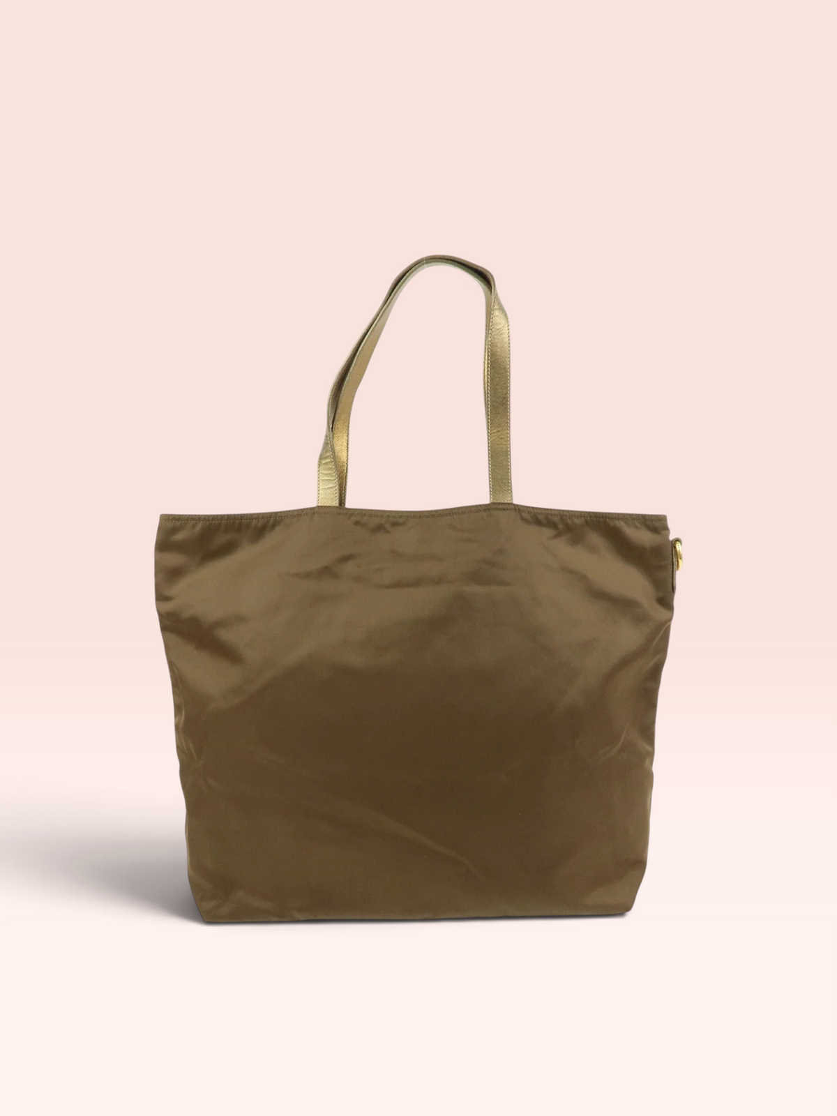 Prada Nylon Tessuto Bear Tote (Khaki)