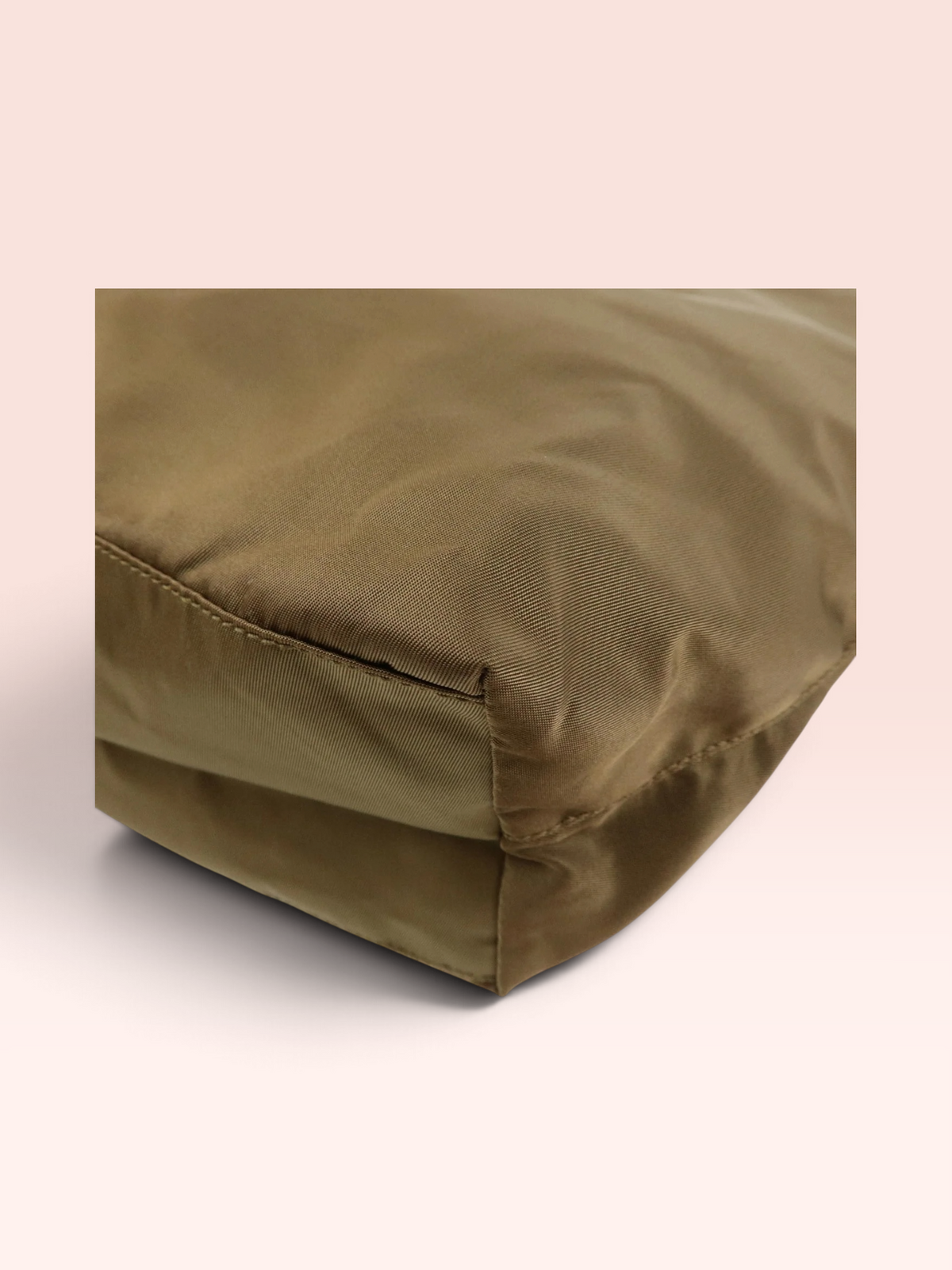 Prada Nylon Tessuto Bear Tote (Khaki)