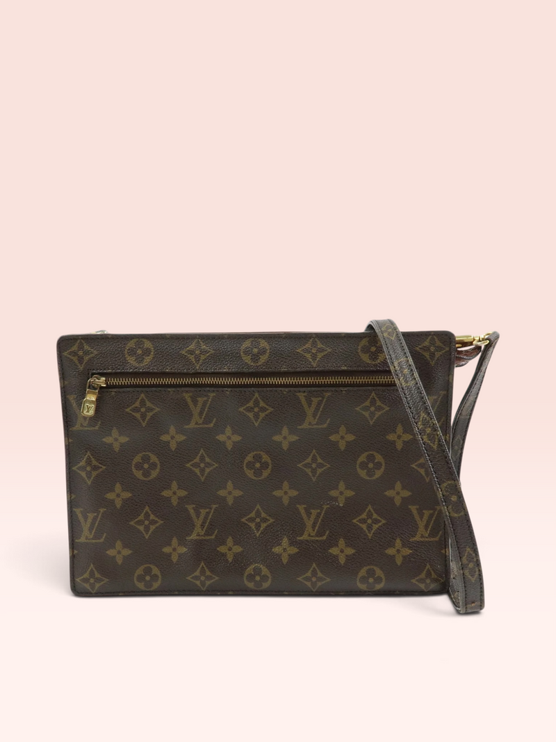 Louis Vuitton Monogram Canvas Enghien Vintage Shoulder Bag (from mid 80s-mid90s)