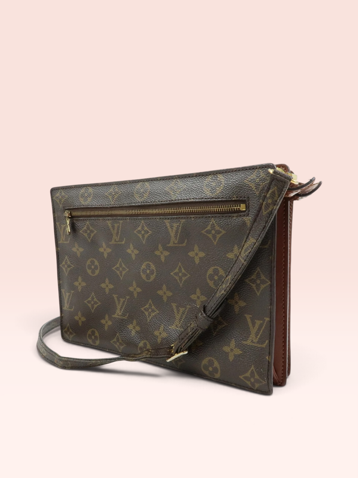 Louis Vuitton Monogram Canvas Enghien Vintage Shoulder Bag (from mid 80s-mid90s)