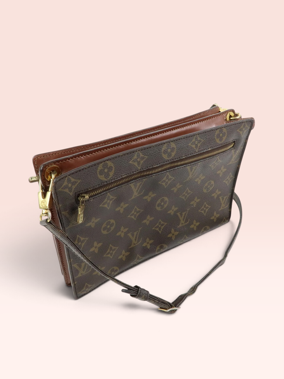 Louis Vuitton Monogram Canvas Enghien Vintage Shoulder Bag (from mid 80s-mid90s)