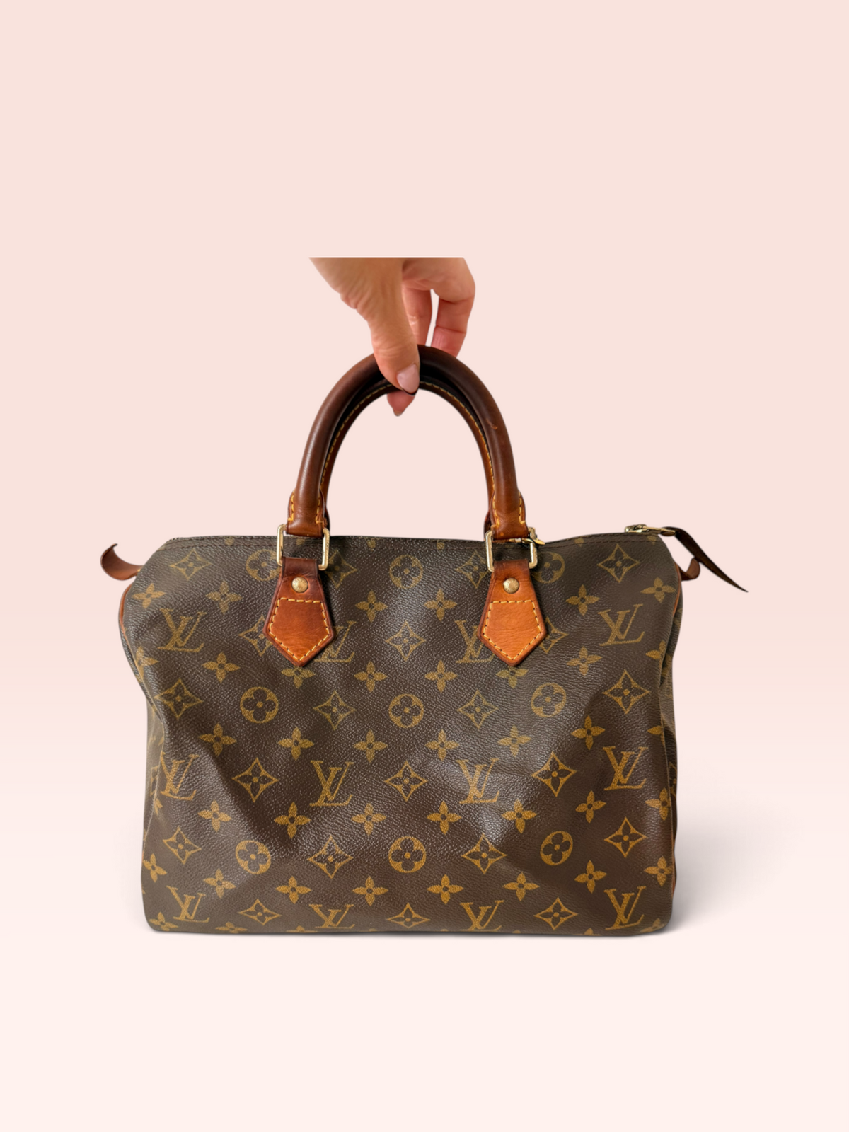 Louis Vuitton Canvas Tote Bags Monogram Speedy 30 2001