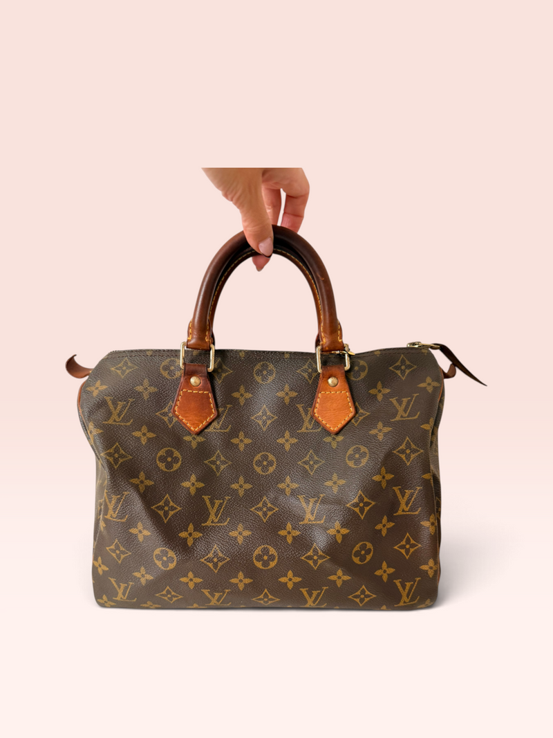 Louis Vuitton Canvas Tote Bags Monogram Speedy 30 2001