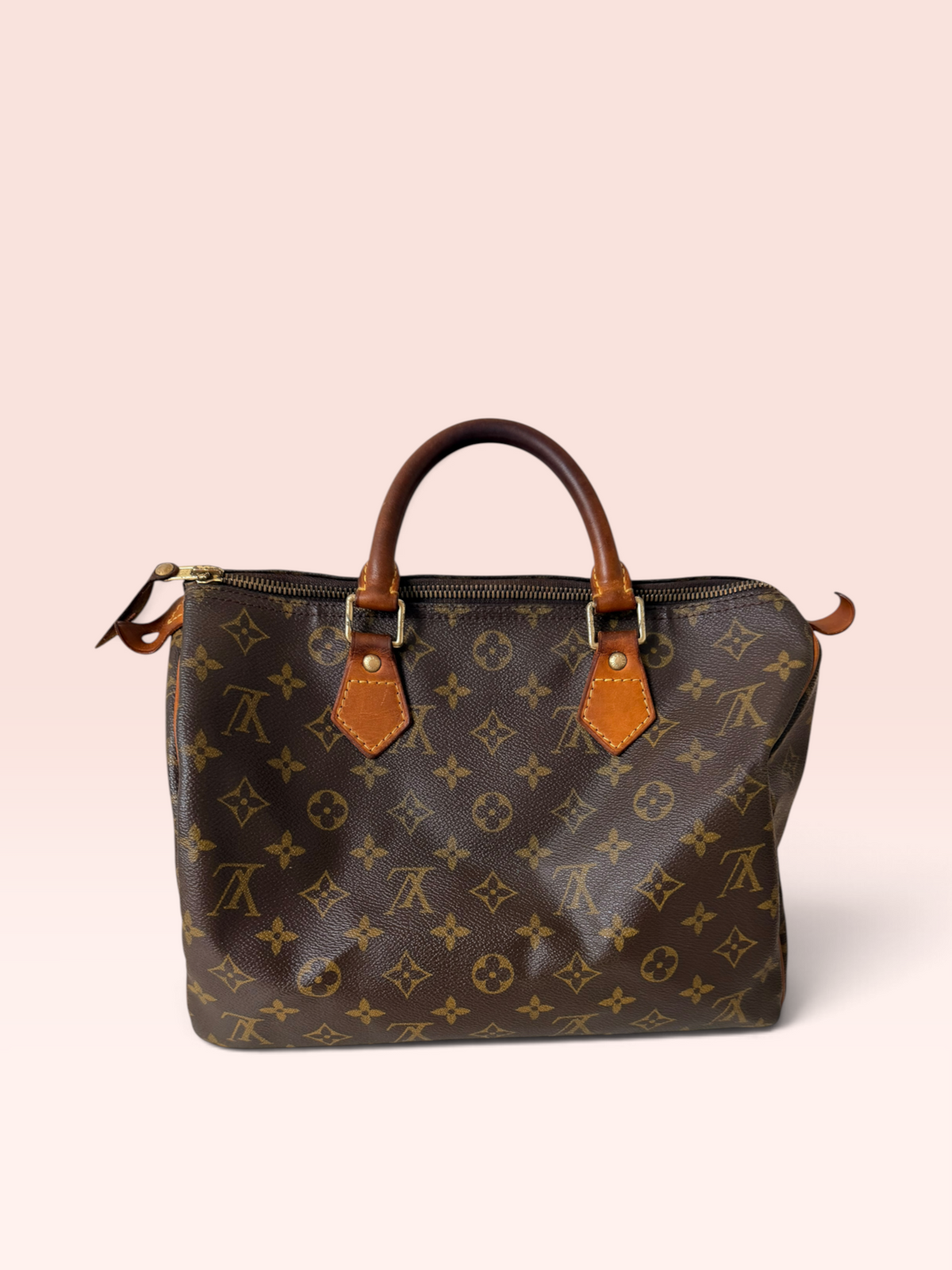 Louis Vuitton Canvas Tote Bags Monogram Speedy 30 2001
