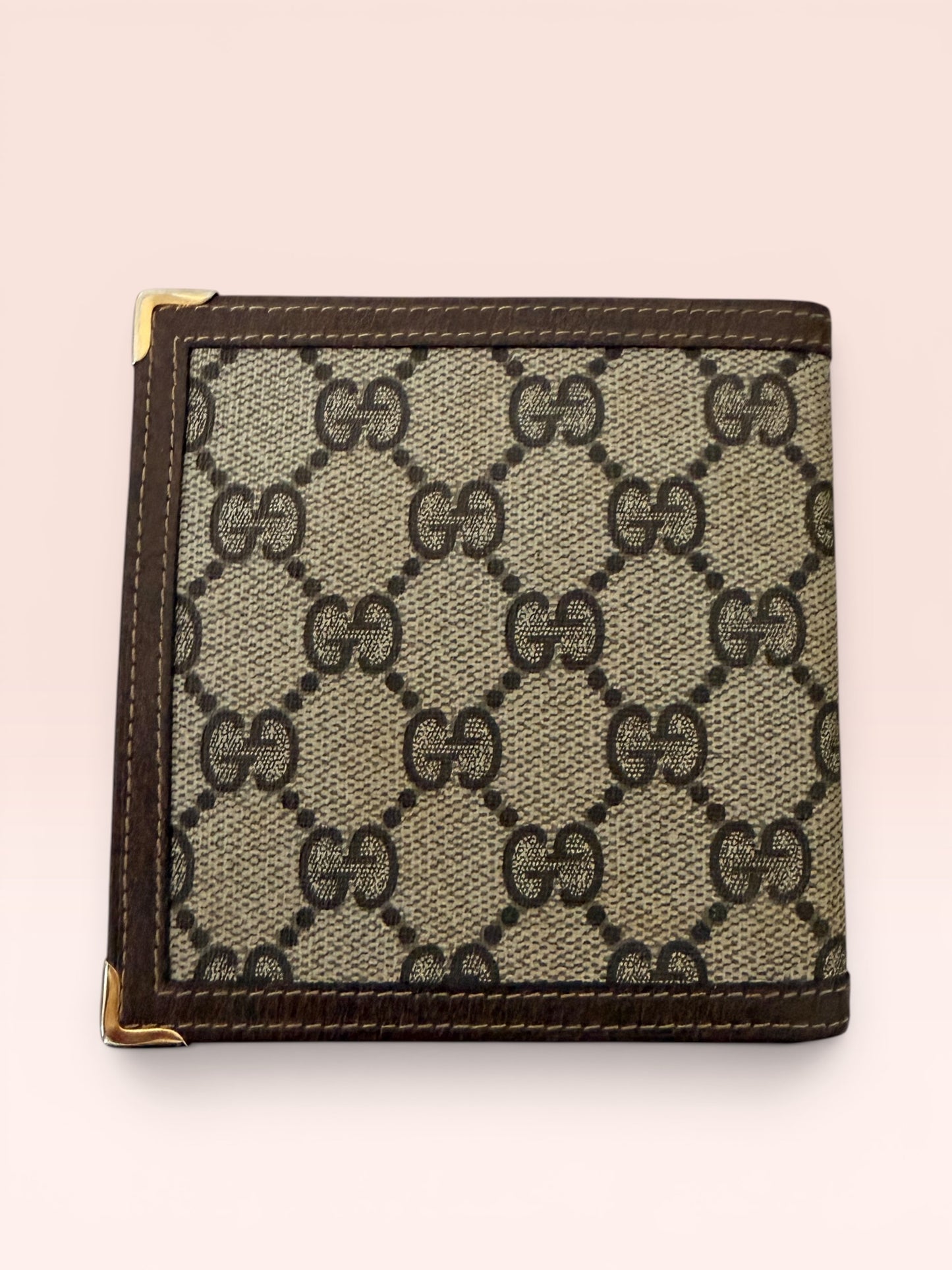 Gucci Supreme Coated Canvas Vintage Bifold Wallet