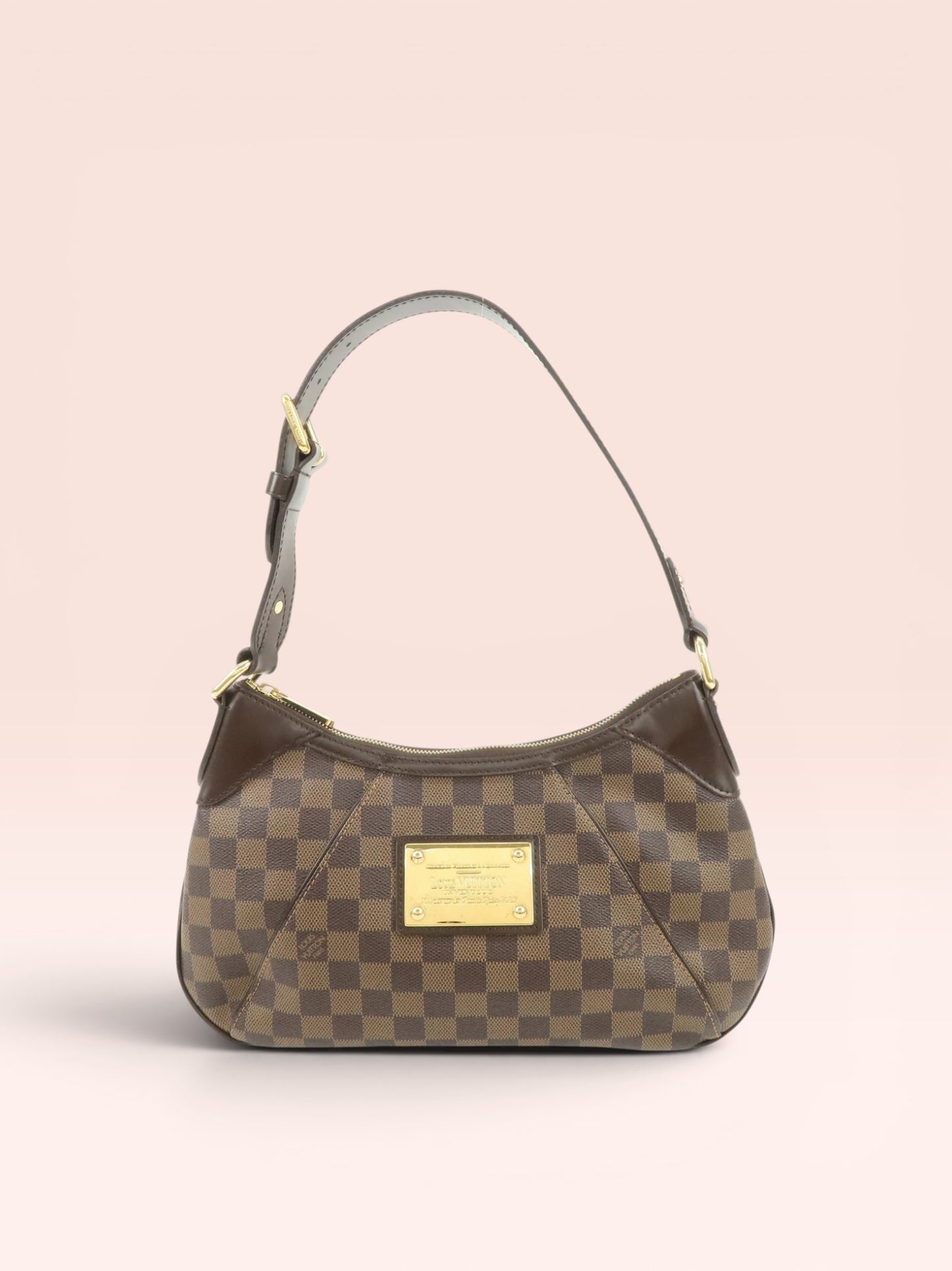 Louis Vuitton Damier Ebener Canvas Thames PM Shoulder Bag 2008