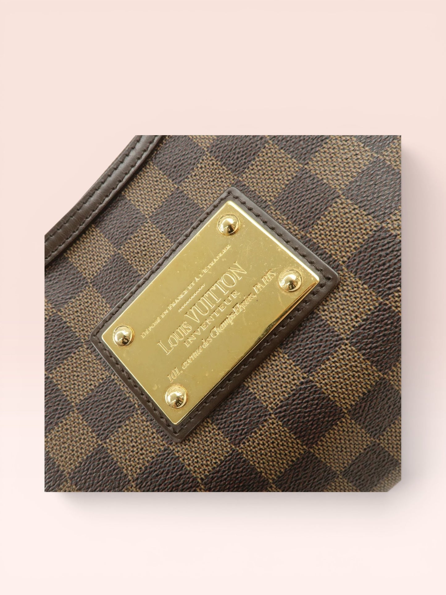 Louis Vuitton Damier Ebener Canvas Thames PM Shoulder Bag 2008