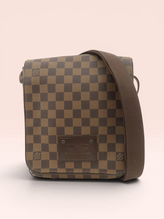 Louis Vuitton Damier Ebene Canvas Brooklyn PM Bag 2008