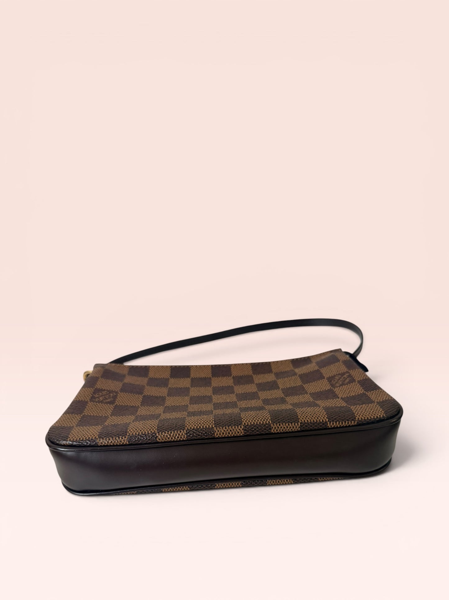Louis Vuitton Damier Ebene Canvas Navona Pochette 2002