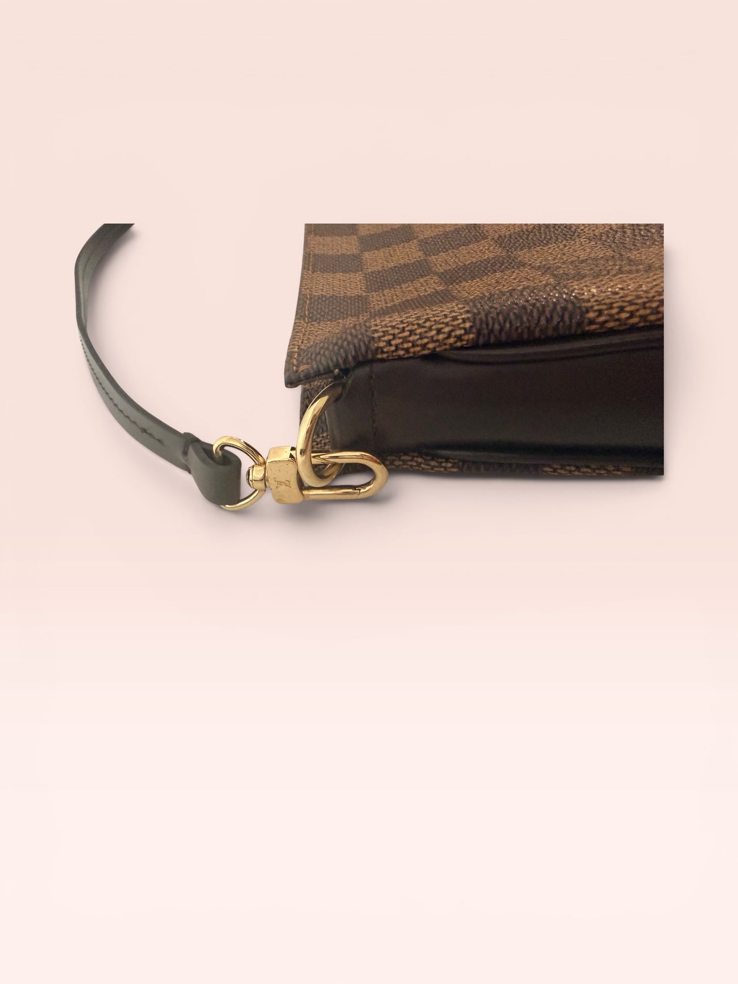 Louis Vuitton Damier Ebene Canvas Navona Pochette 2002