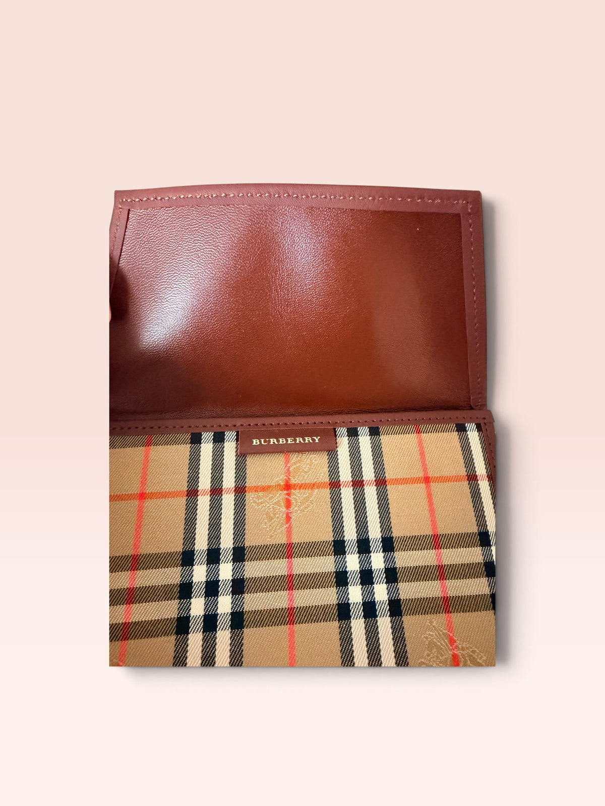 Burberry Nova Check Envelope-Style Day Planner