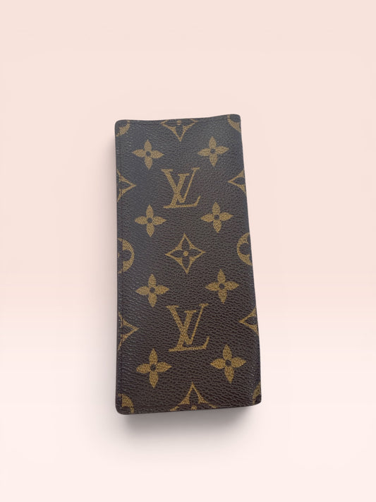 Louis Vuitton Canvas small leather goods Pre Owed Monogram Glasses Case 1998