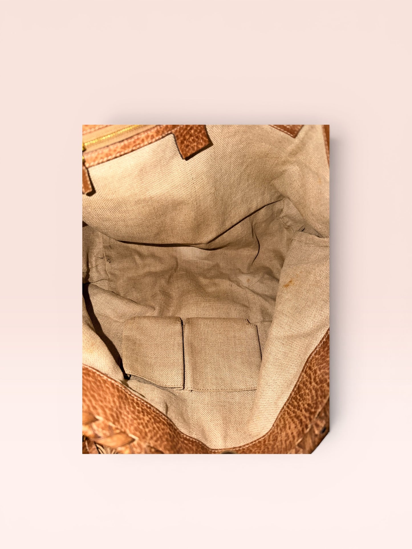 Gucci GG Canvas Bamboo Tassel Tote