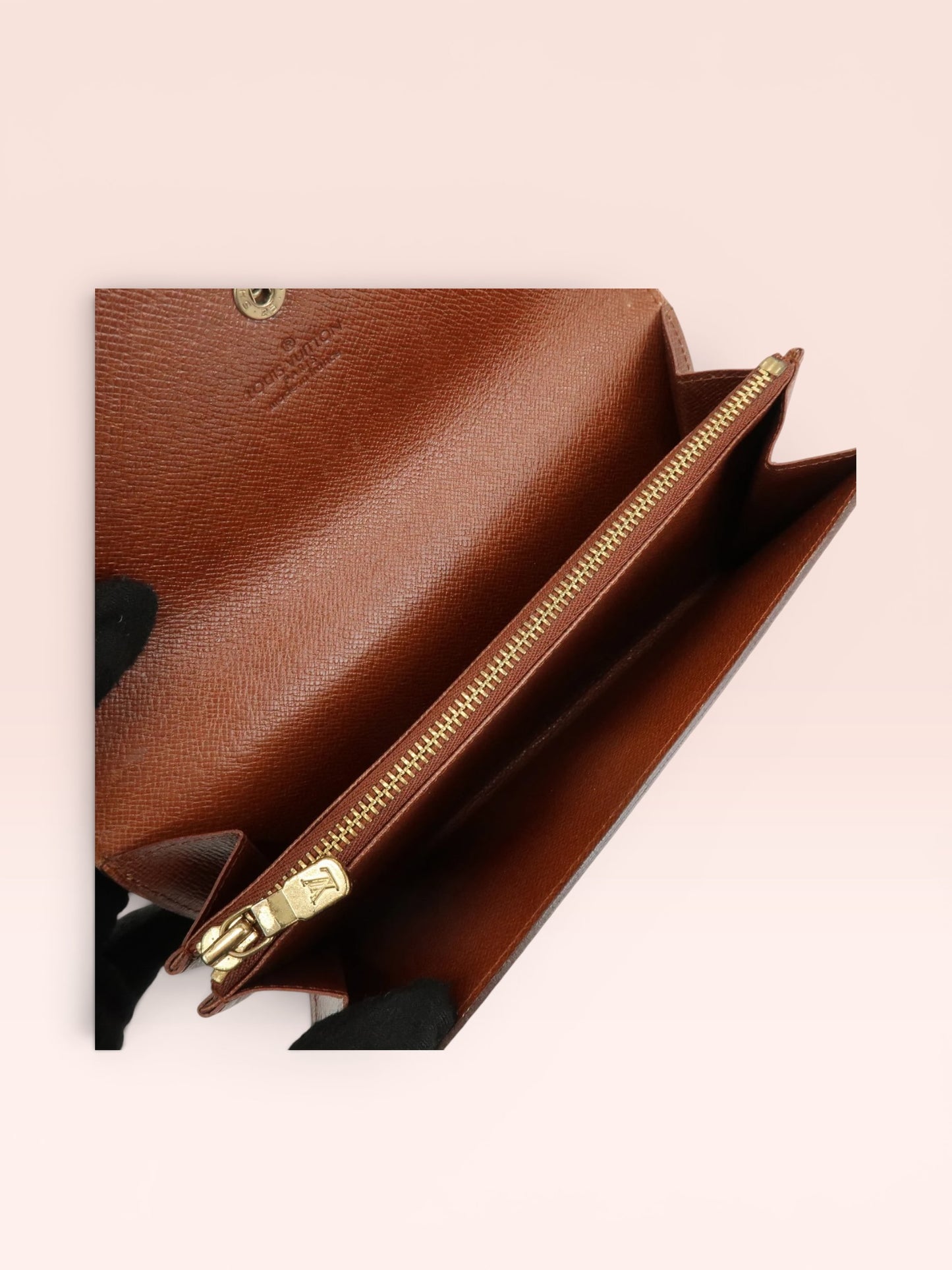 Louis Vuitton Monogram Canvas Porte Monnaie Long Wallet 1989