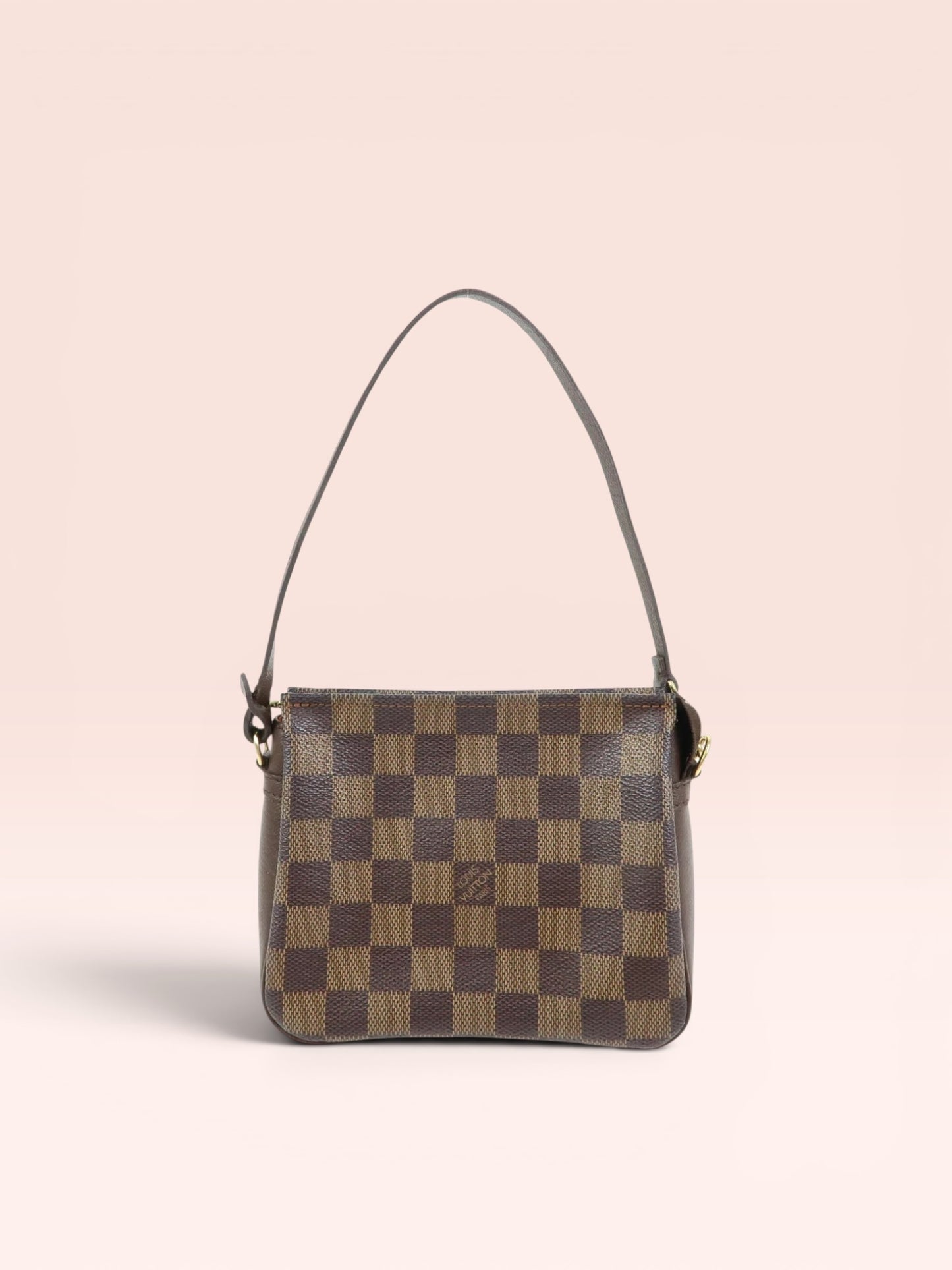 Louis Vuitton Damier Ebene Trousse Makeup Accessory Pouch 2002