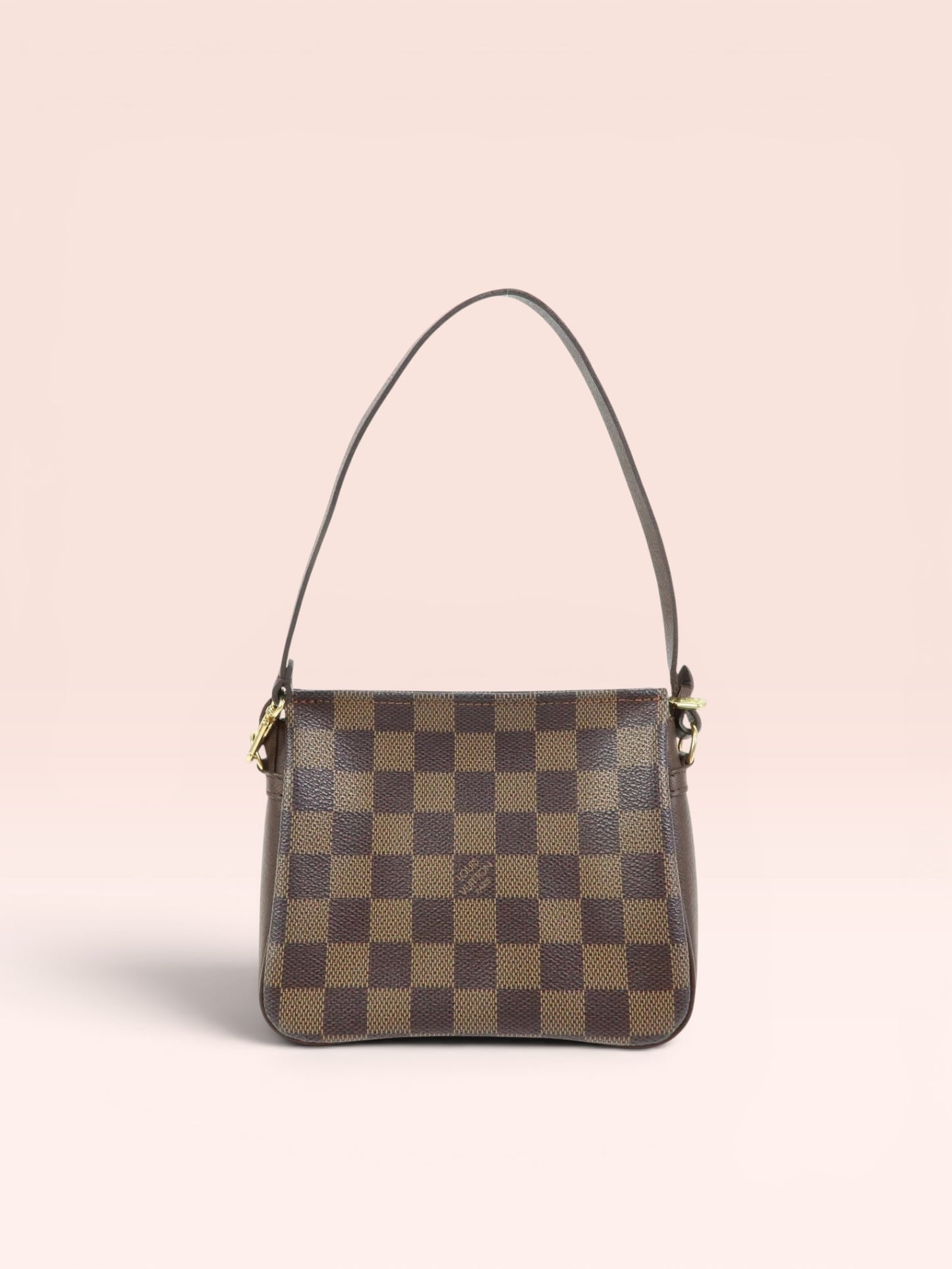 Louis Vuitton Damier Ebene Trousse Makeup Accessory Pouch 2002