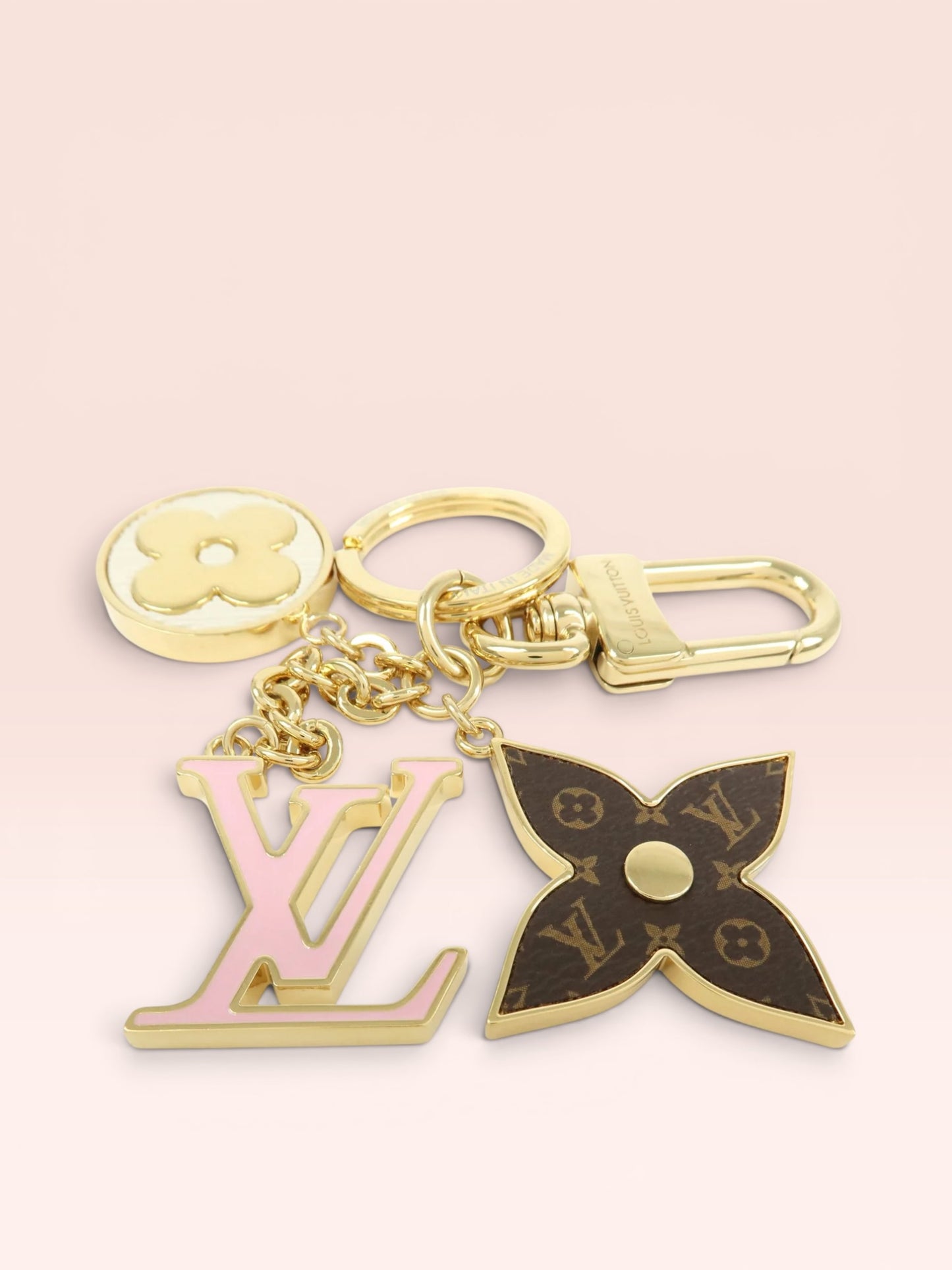 Louis Vuitton Metal Spring Street Bag Charm 25 (Full Set)