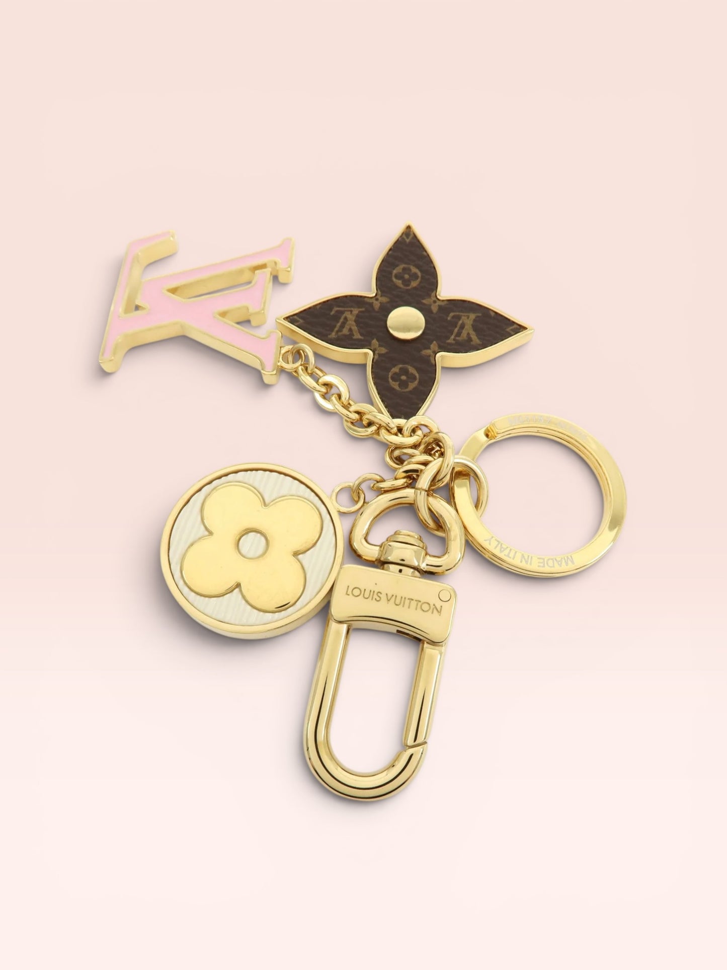 Louis Vuitton Metal Spring Street Bag Charm 25 (Full Set)