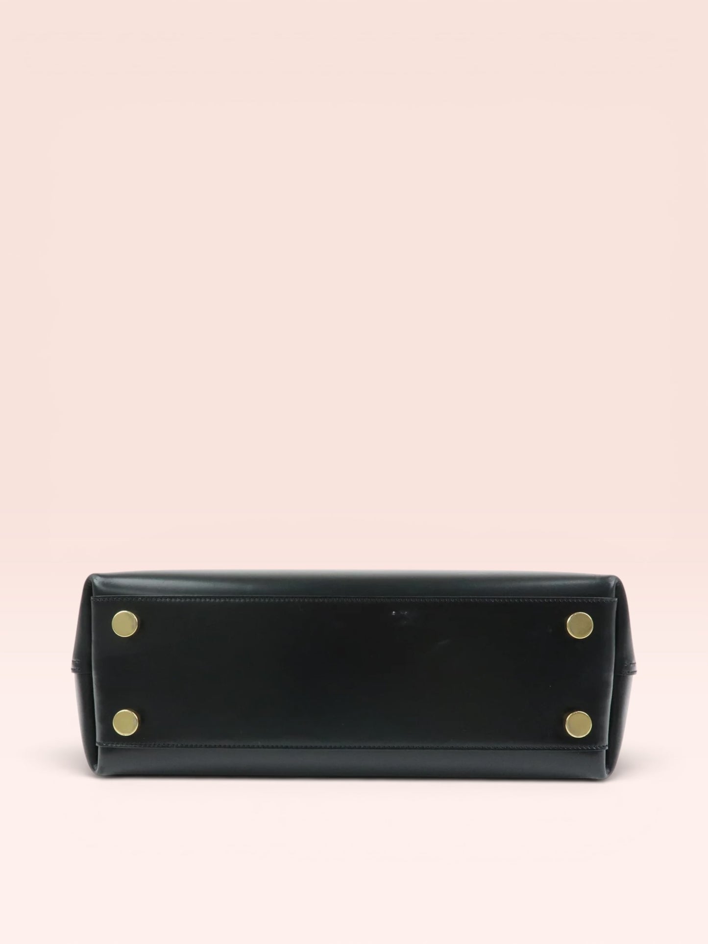 Yves Saint Laurent Leather Cassandra Tote (Black)