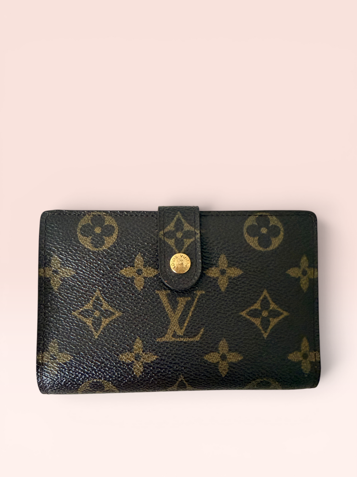 Louis Vuitton Monogram Canvas Kisslock Vintage Wallet 2008