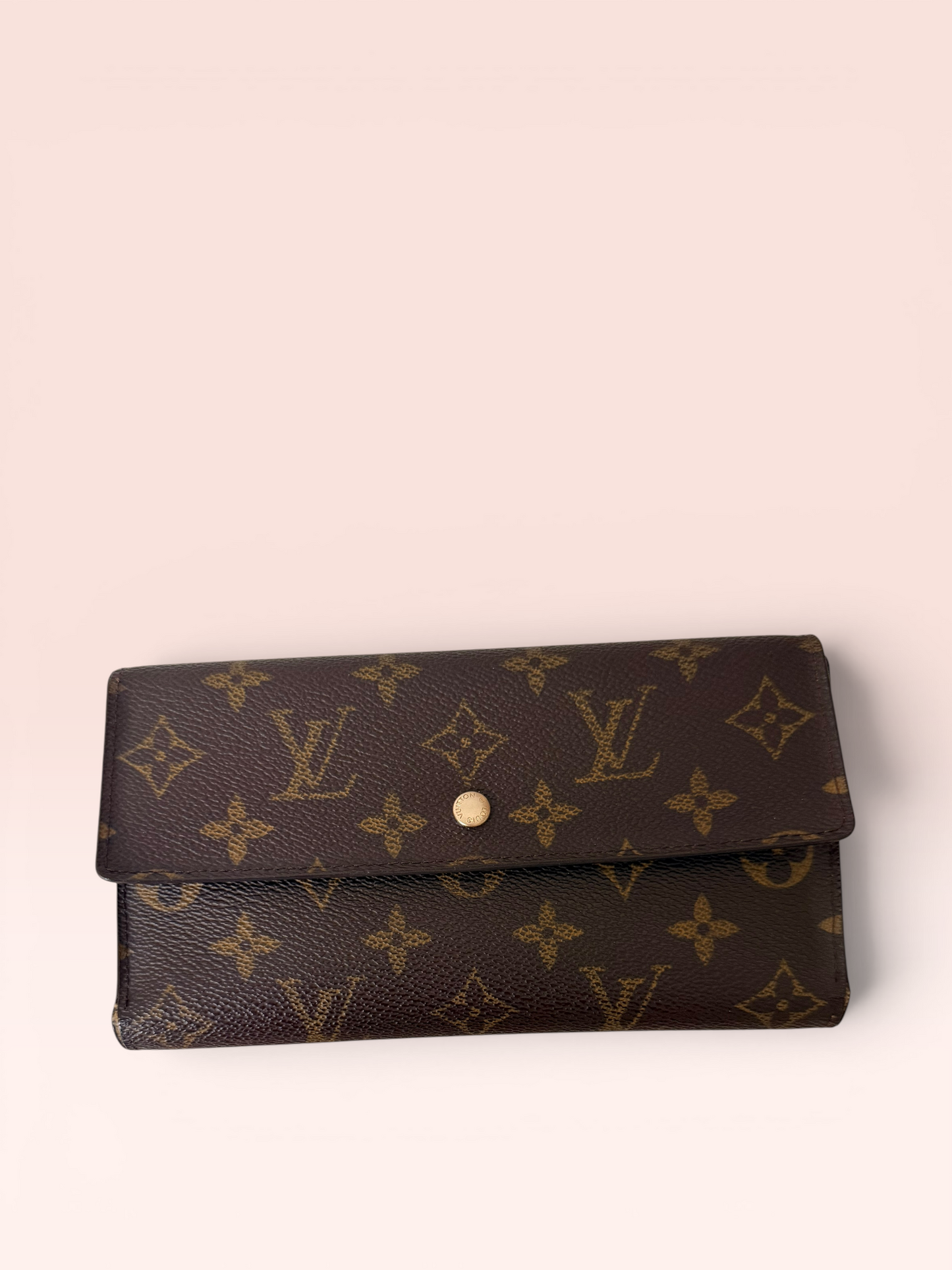 Louis Vuitton Monogram Canvas International Vintage Wallet 2000