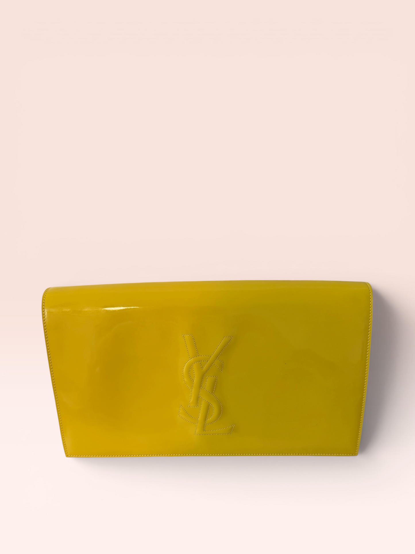 Yves Saint Laurent Belle De Jour Patent Leather Clutch