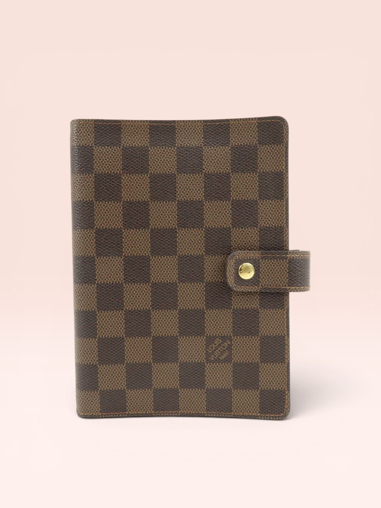 Louis Vuitton Damier Ebene Canvas Agenda MM 2011