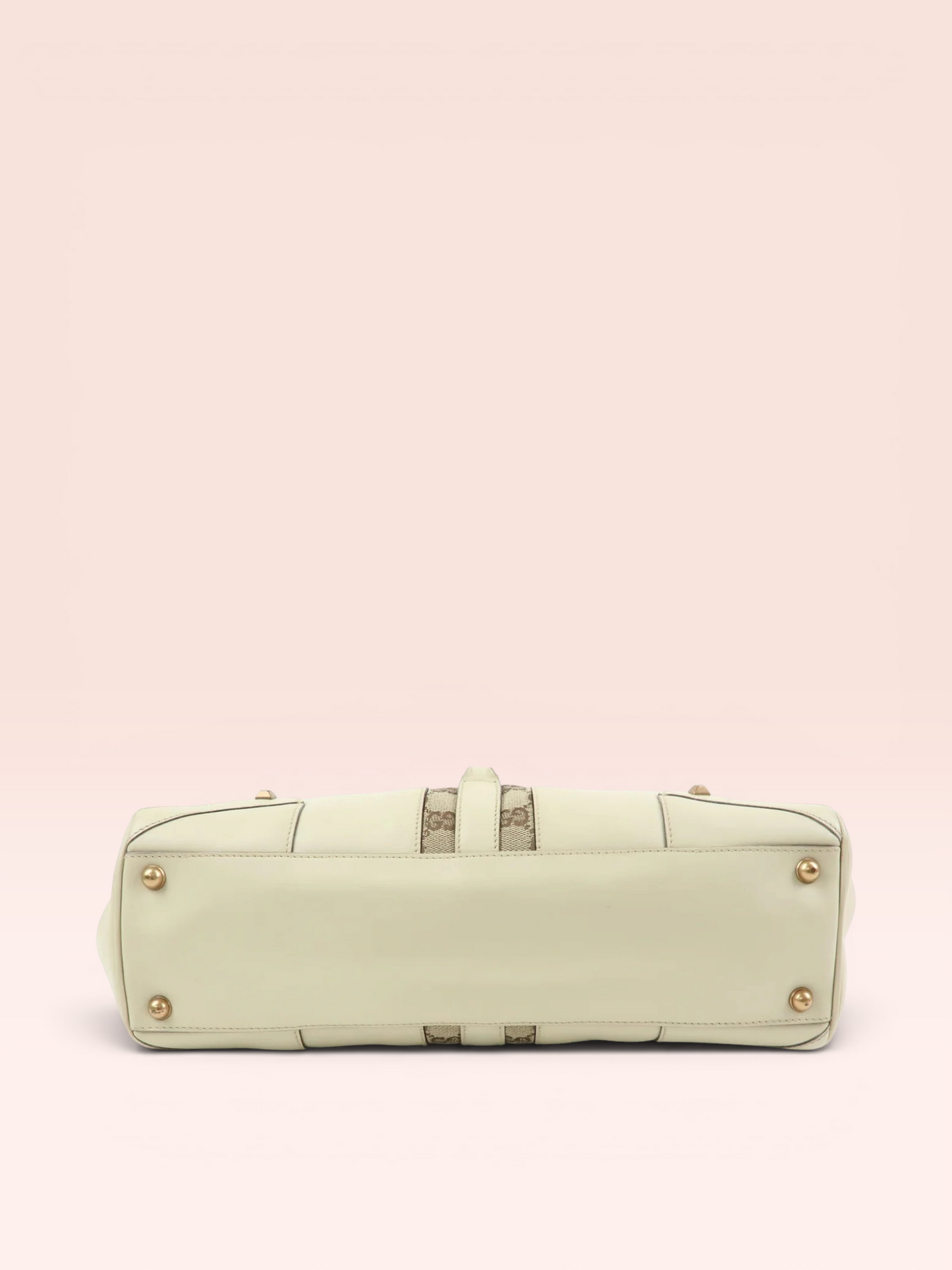 Gucci New Jackie GG Canvas Leather Shoulder Bag