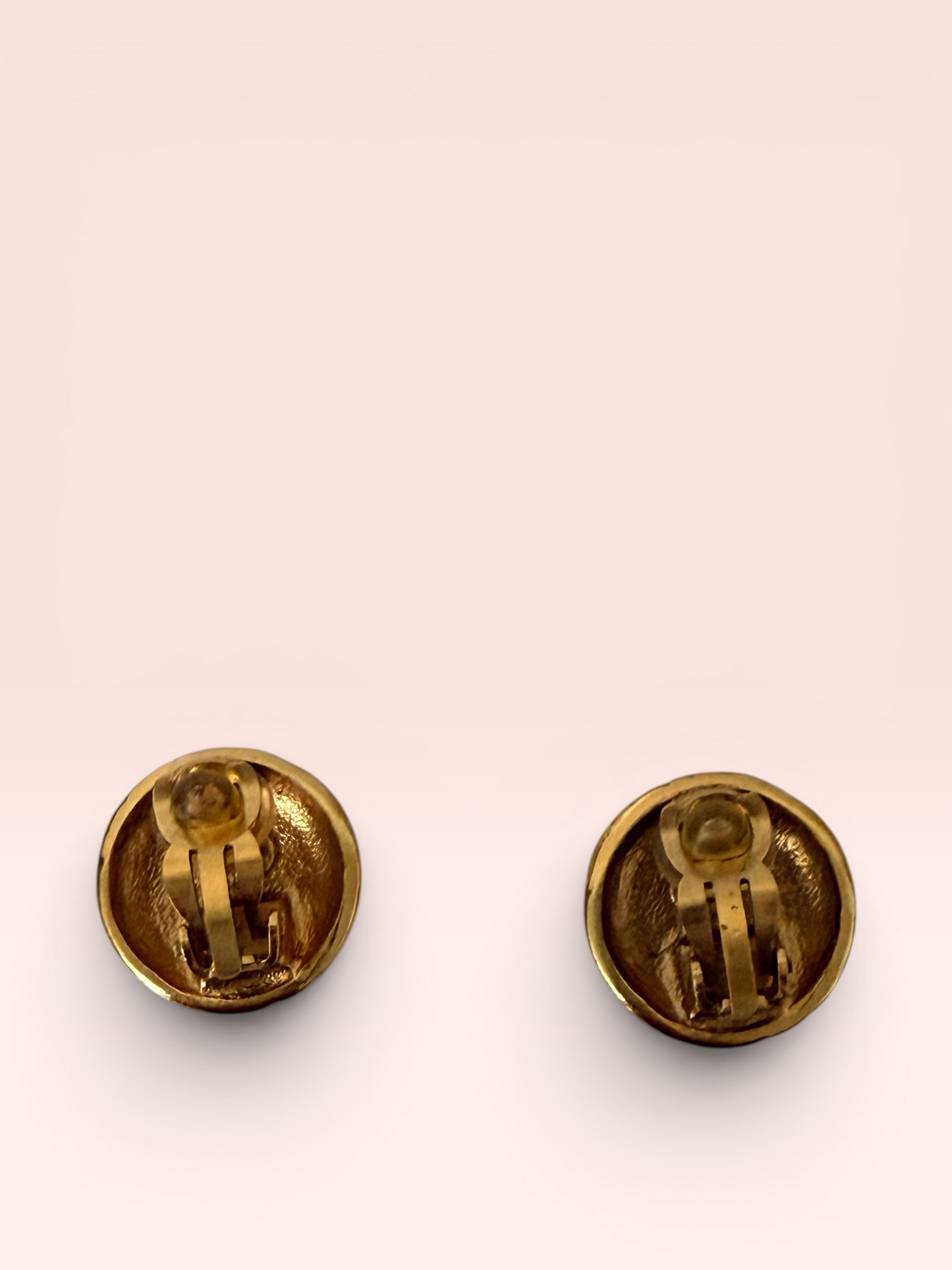 Chanel Vintage CC Clip Earrings 1996