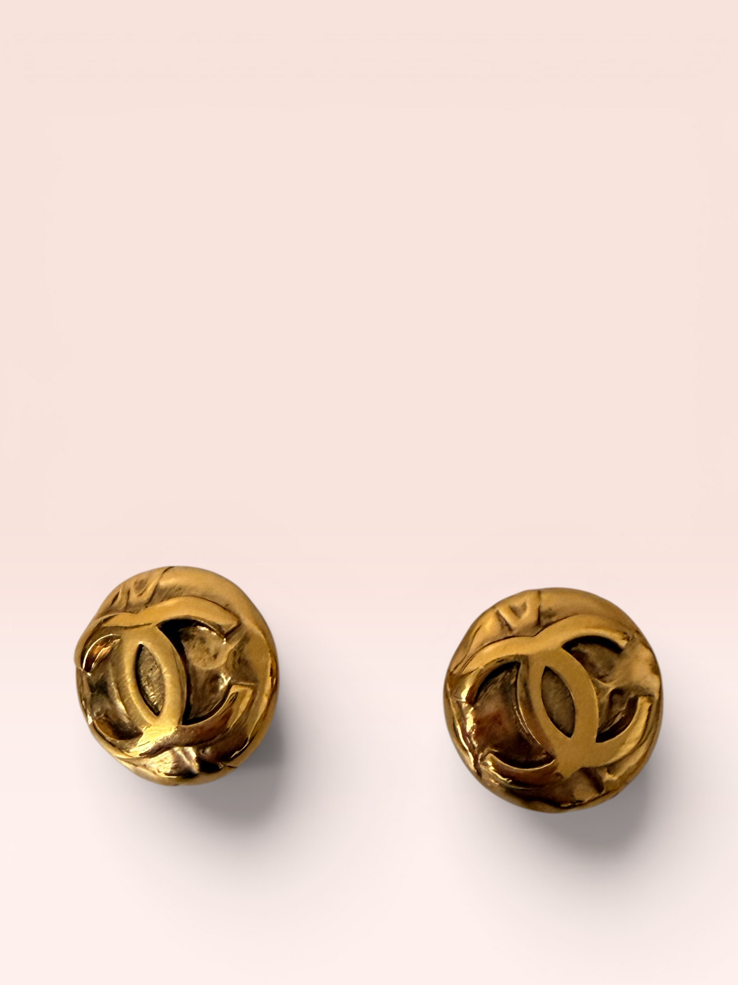Chanel Vintage CC Clip Earrings 1996