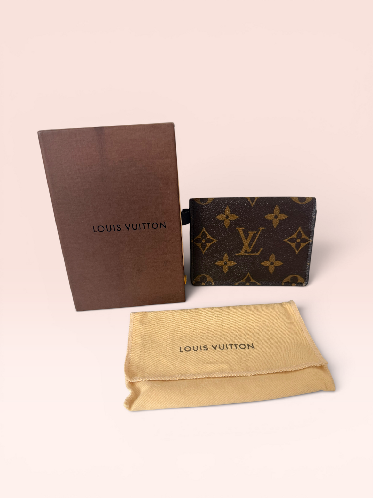 Louis Vuitton Monogram Canvas 0195* R330 Envelope Business Card Holder 2017
