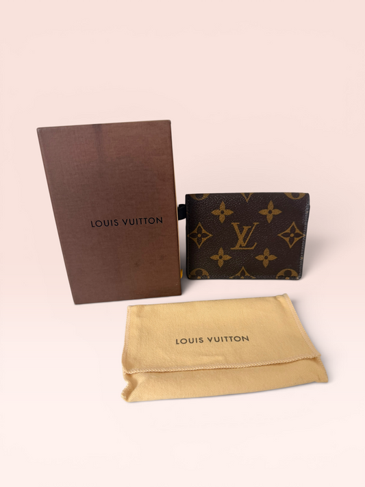 Louis Vuitton Monogram Canvas 0195* R330 Envelope Business Card Holder 2017
