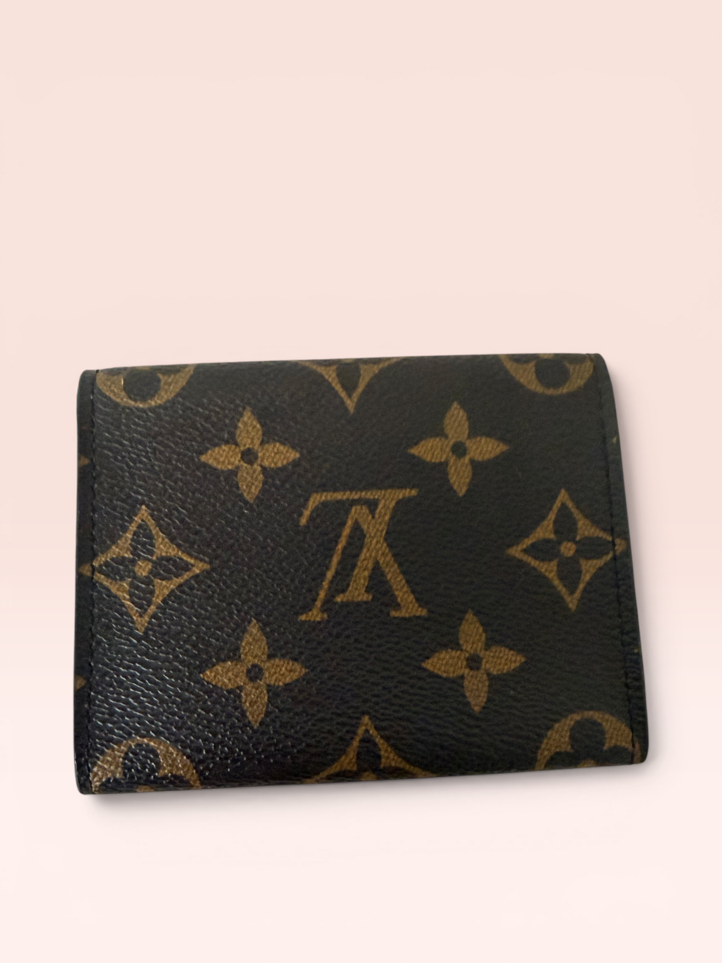 Louis Vuitton Monogram Canvas 0195* R330 Envelope Business Card Holder 2017