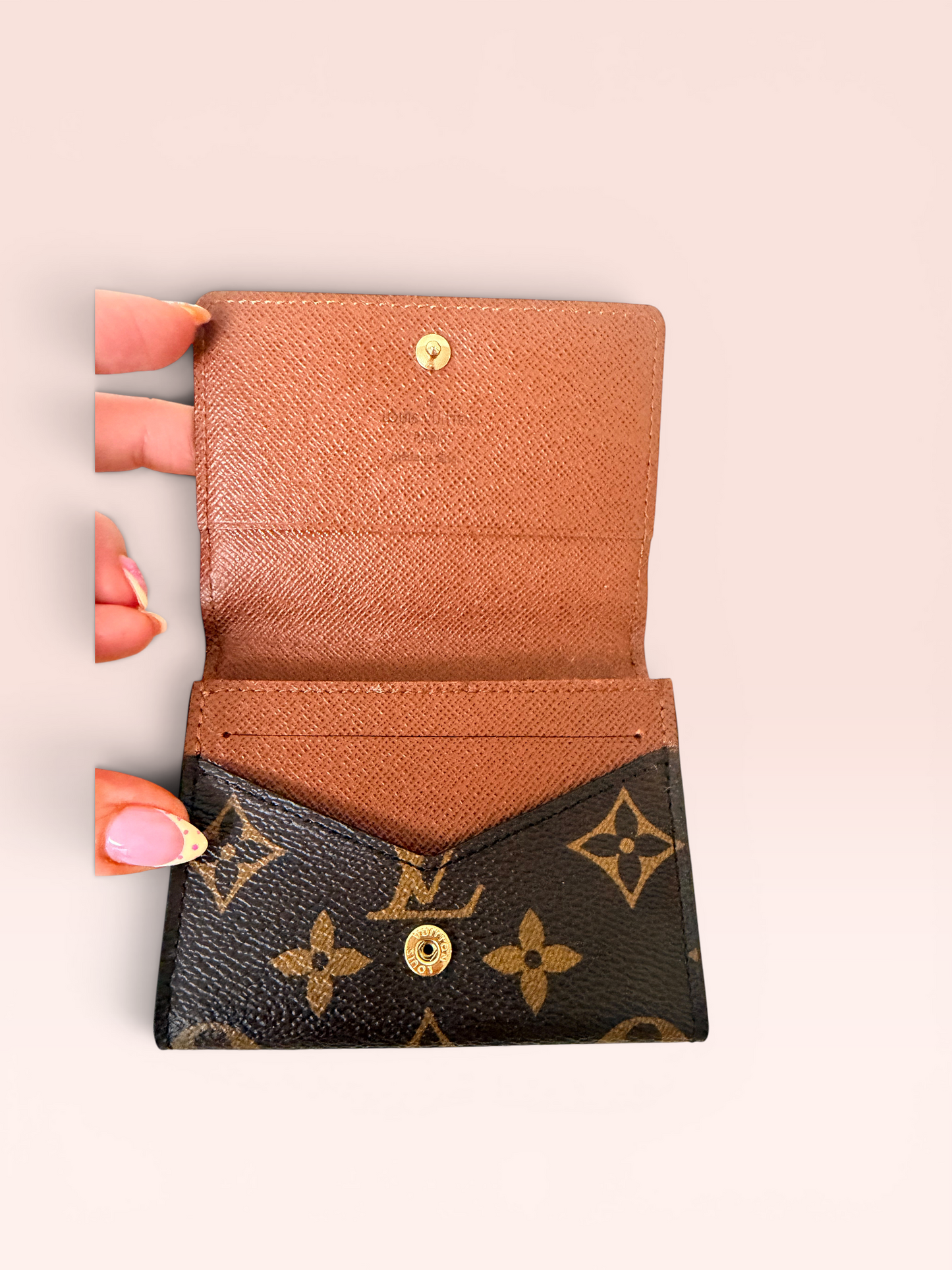 Louis Vuitton Monogram Canvas 0195* R330 Envelope Business Card Holder 2017