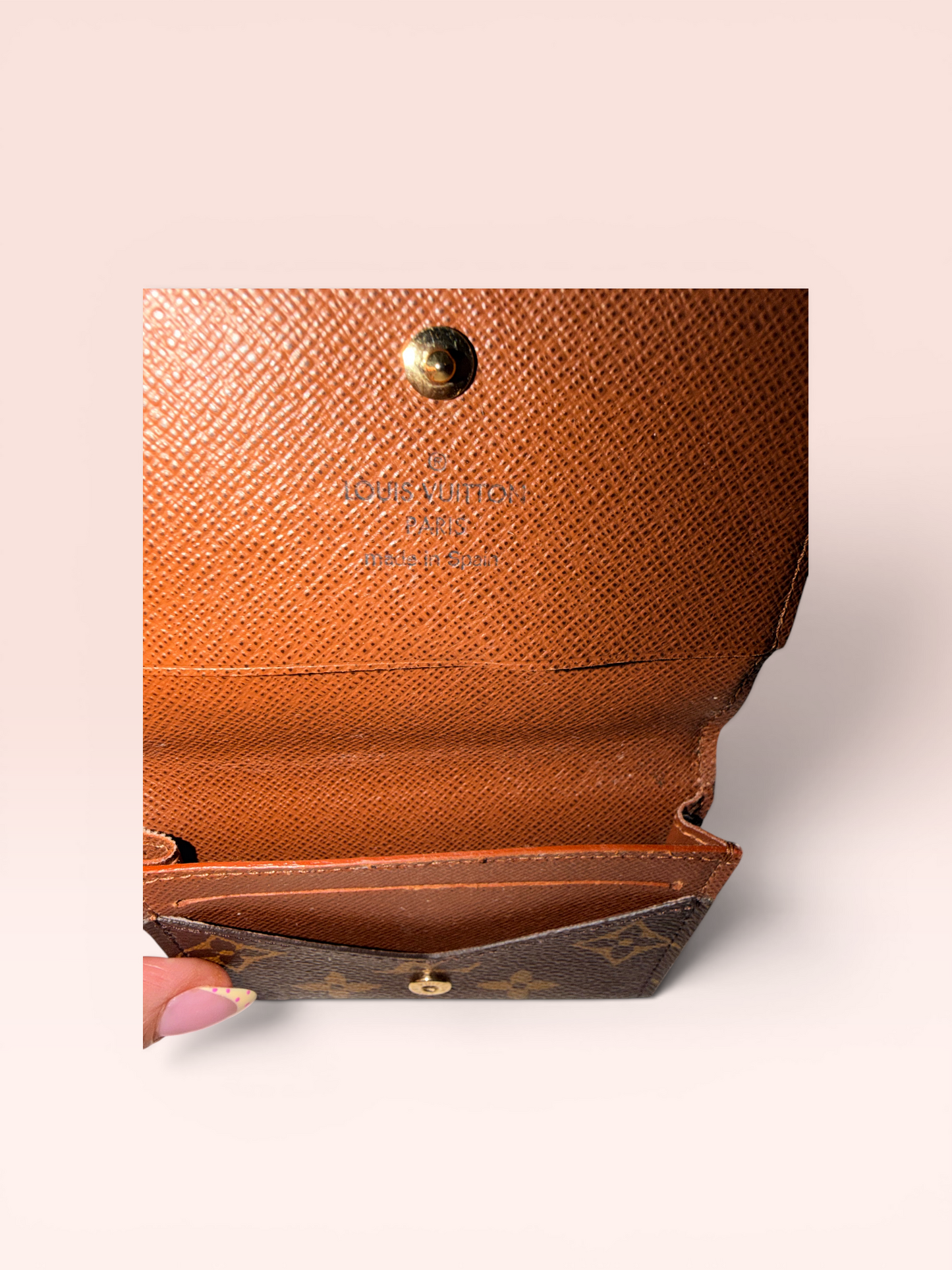 Louis Vuitton Monogram Canvas 0195* R330 Envelope Business Card Holder 2017