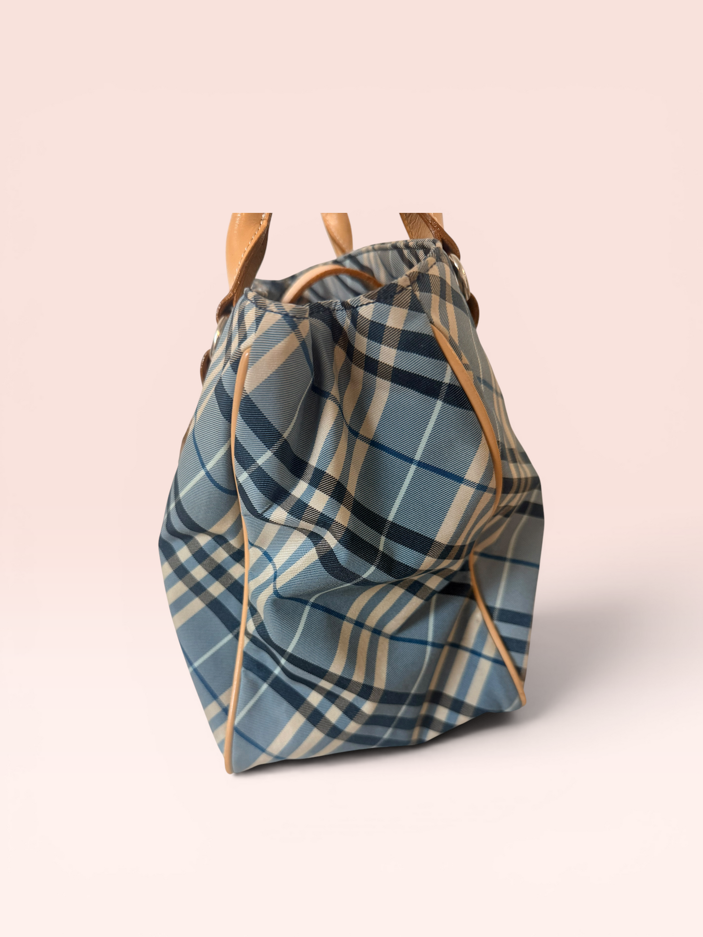 Burberry Blue label Nylon Tote Bag (Blue)